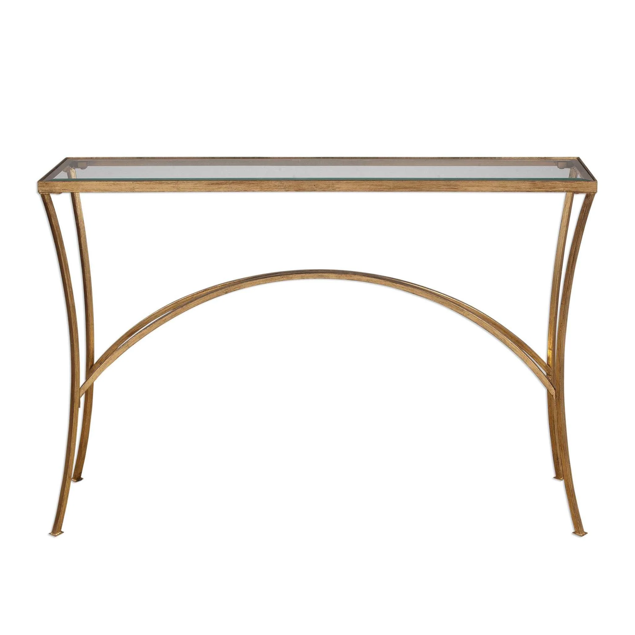 ALAYNA GOLD CONSOLE TABLE - Remutear
