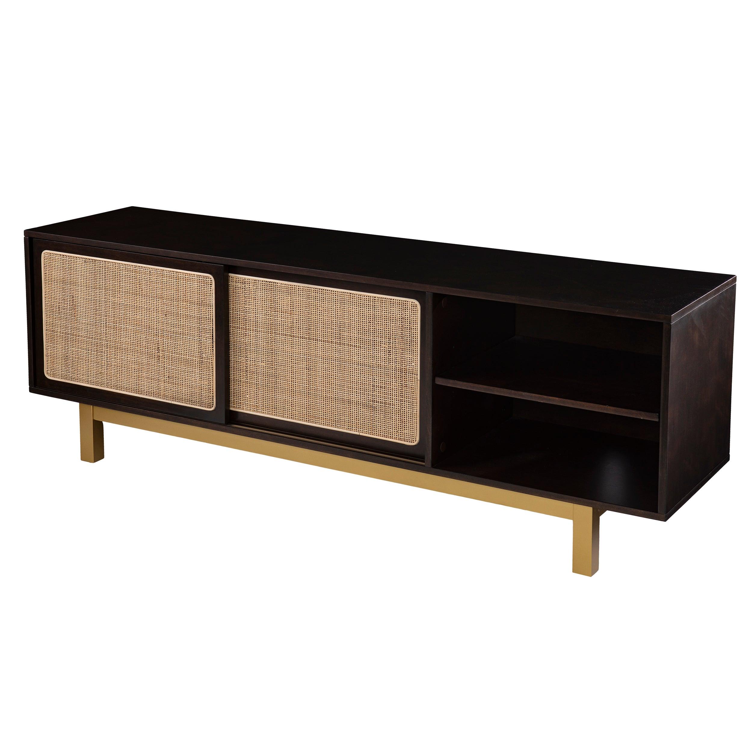 Carondale Sliding Door Media Stand - Remutear