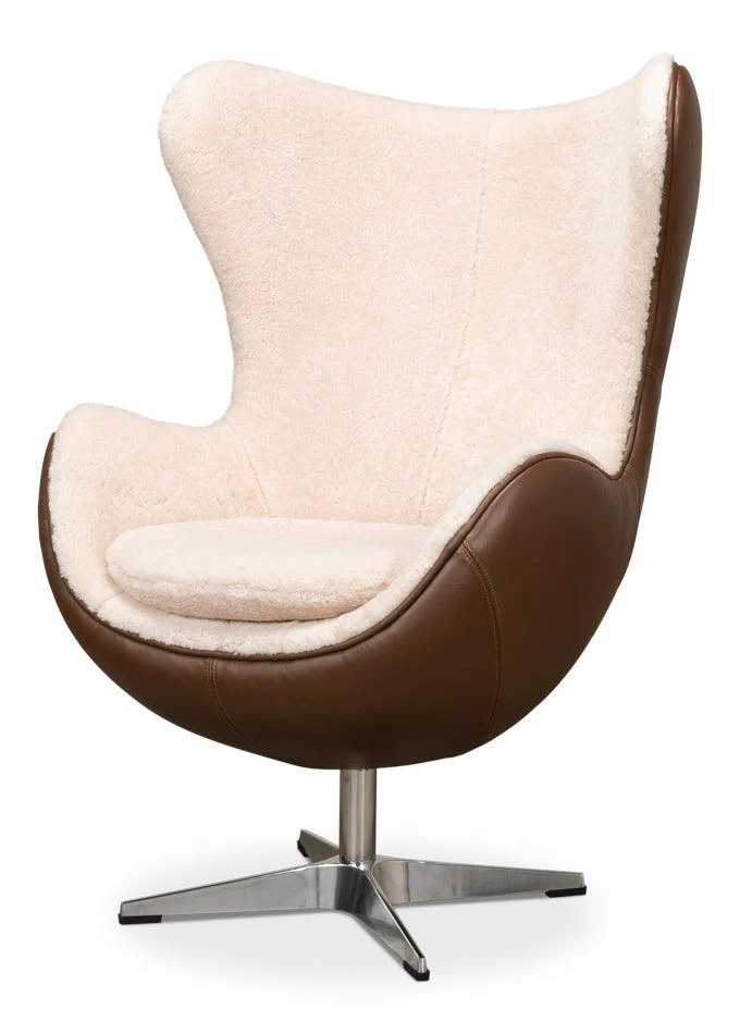 Jacobean Mid 20th Century Egg Chair - Remutear