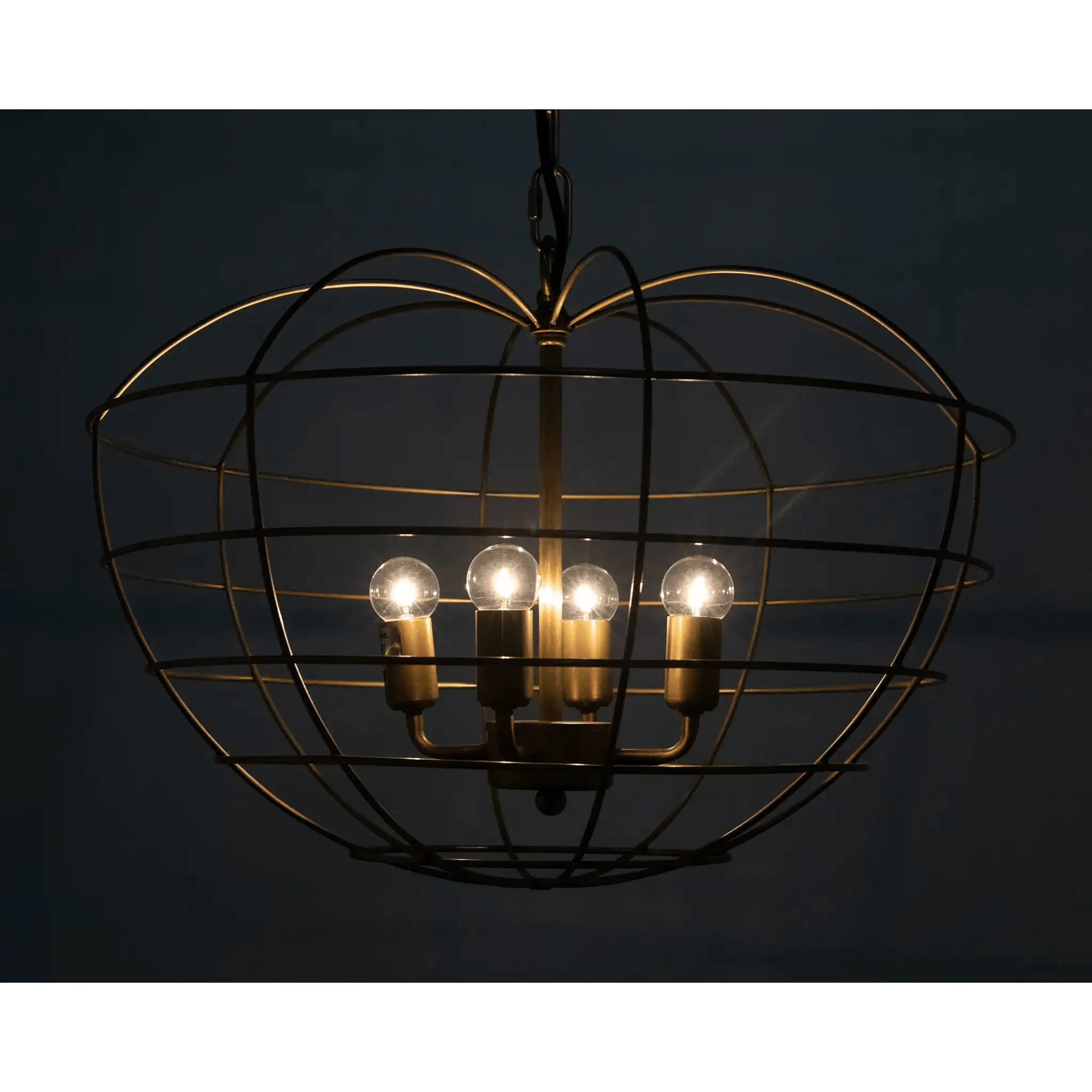 Mo Pendant, Metal with Brass Finish - Remutear