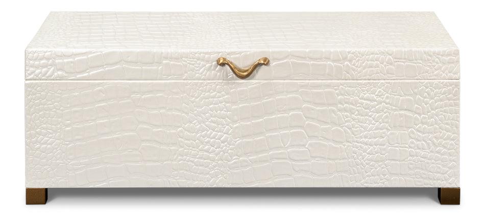 Lyle Leather Box - Pearl - Remutear