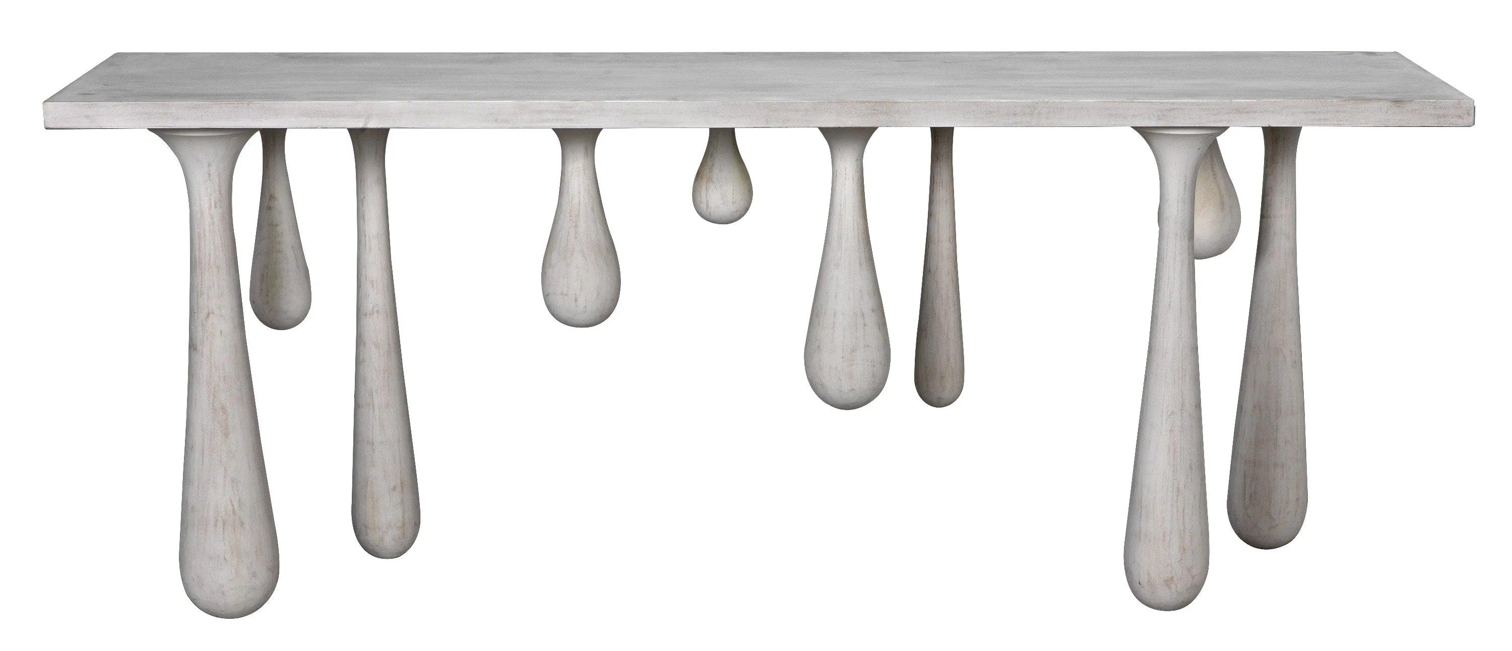 Drop Console, White Wash - Remutear