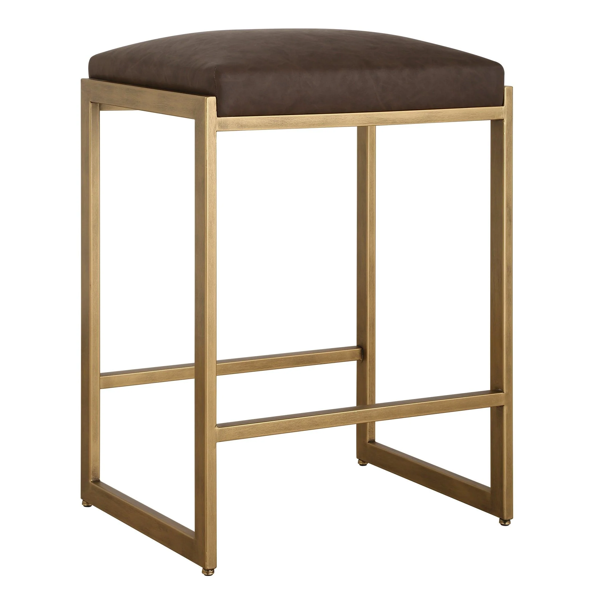 Atticus Gold Counter Stool - Remutear