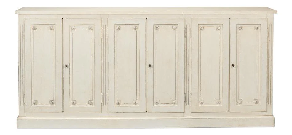 Bellagio Sideboard 96 - White/White - Remutear