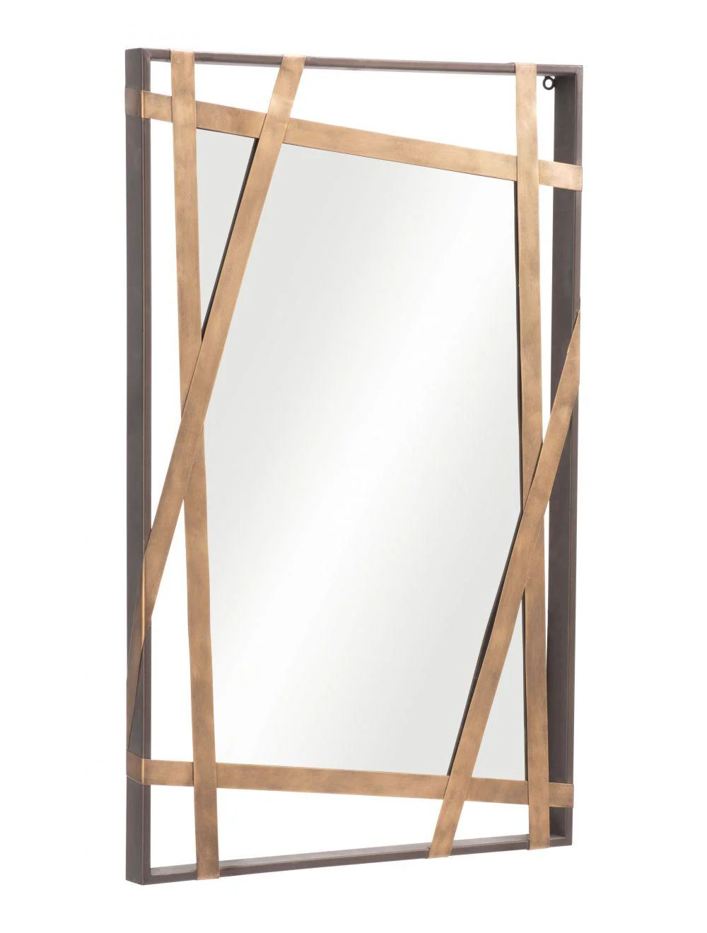Tolix Mirror Antique Gold & Black - Remutear