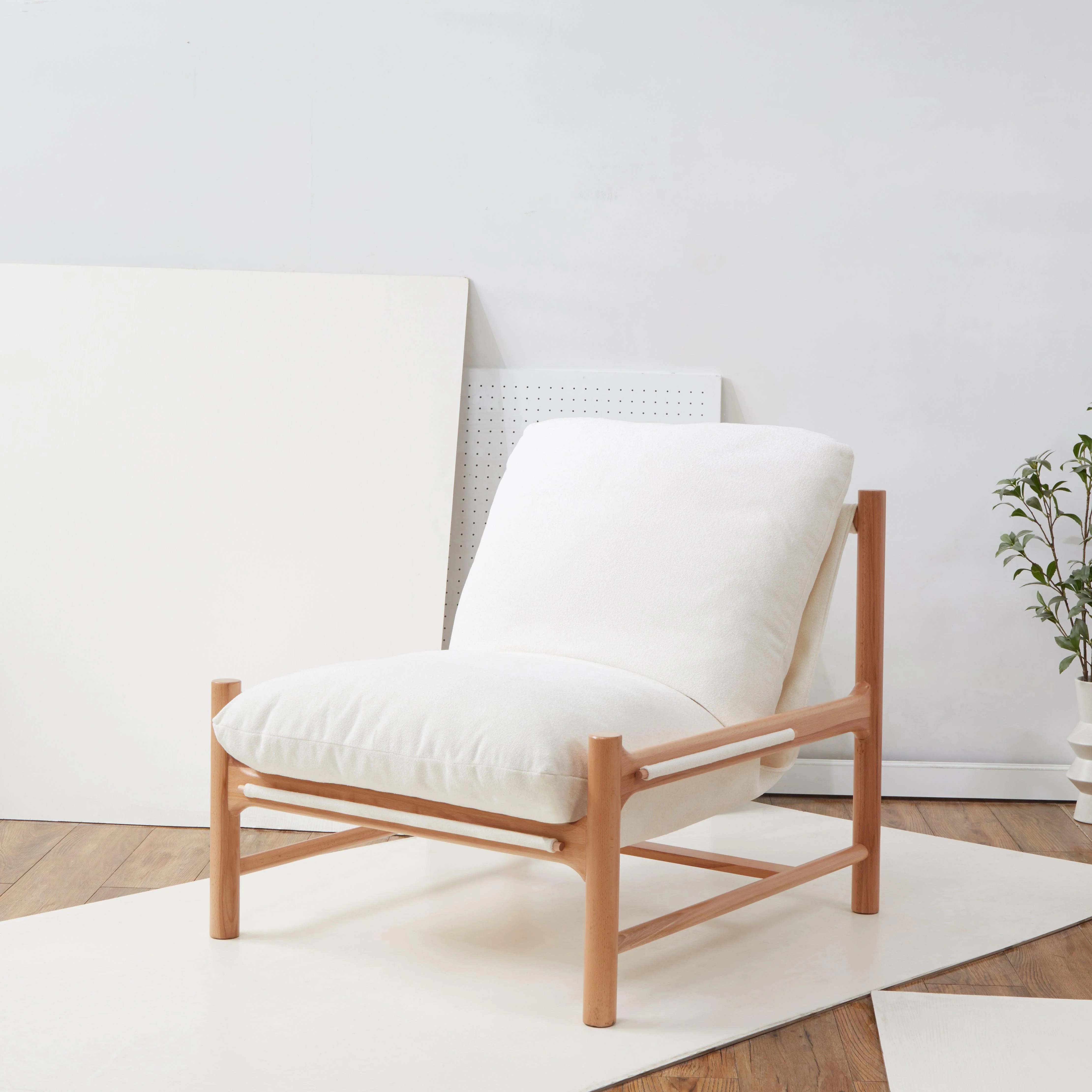 Damalie Boucle Accent Chair - Remutear