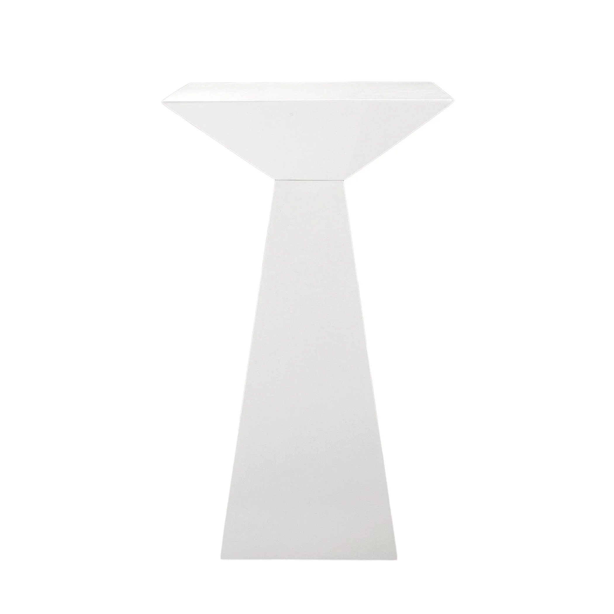 Tad Bar Table in High Gloss White - Remutear