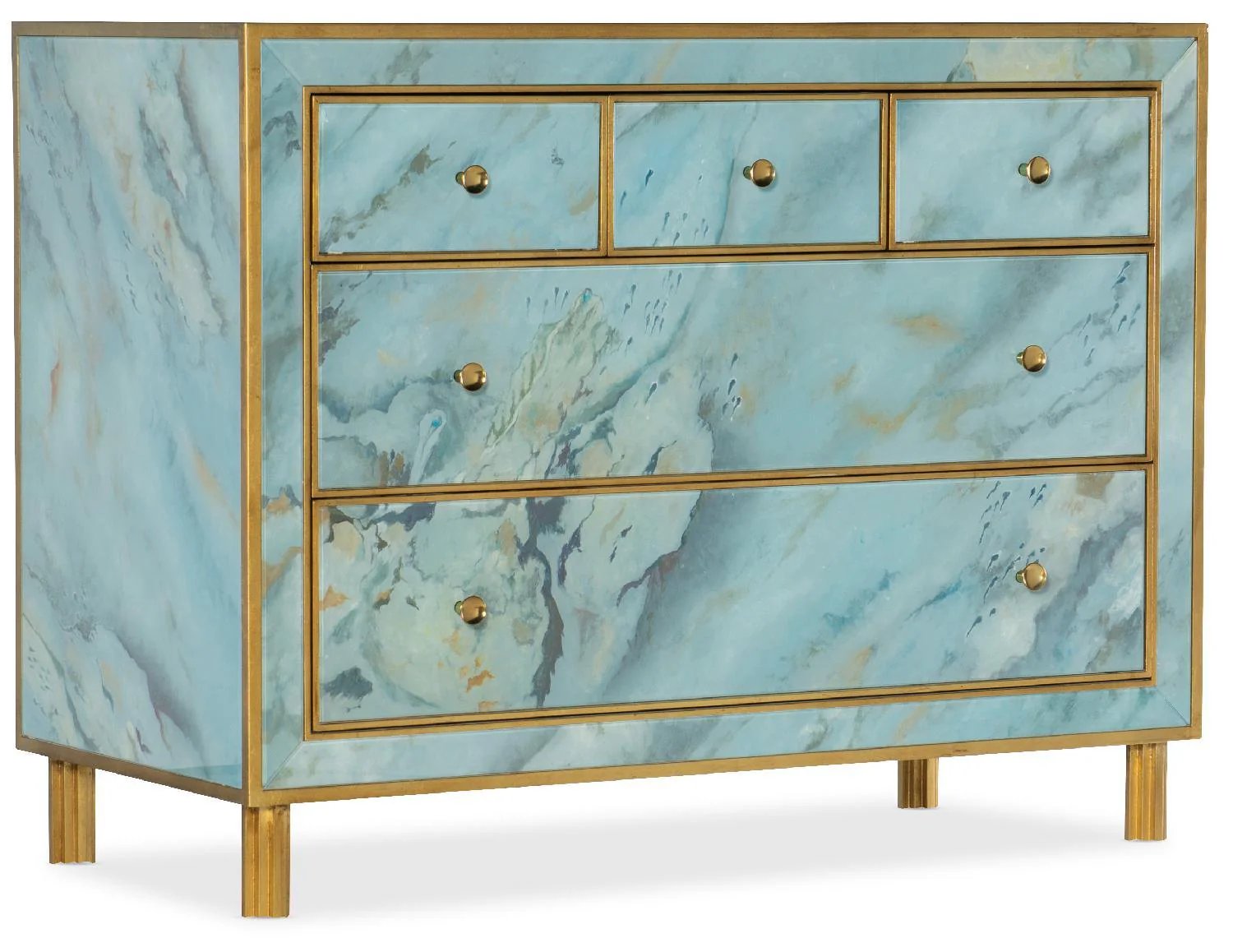Melange Sorrell Five-Drawer Chest - Remutear