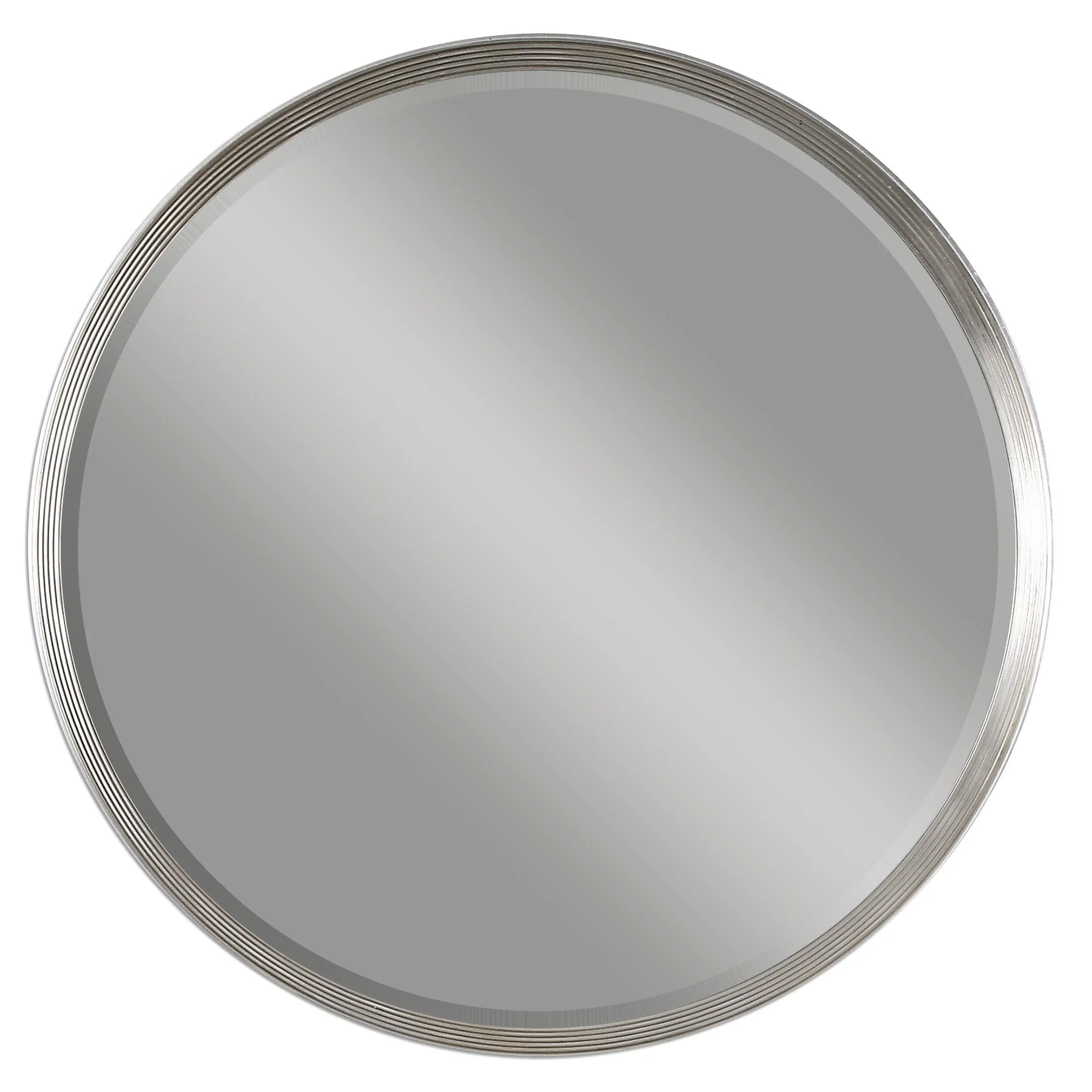 SERENZA ROUND SILVER MIRROR - Remutear