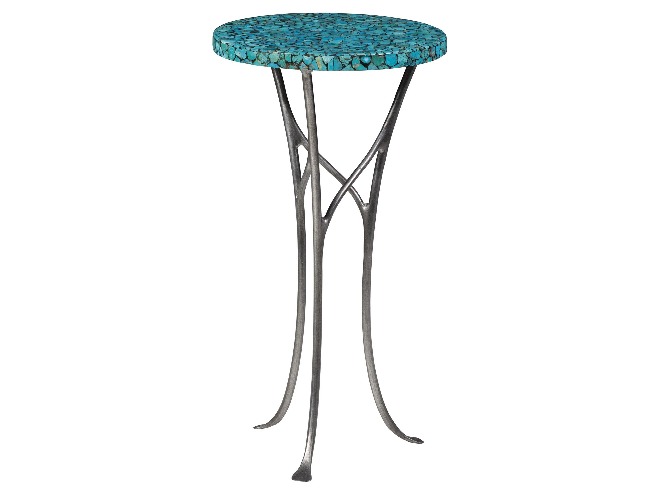 Signature Designs Isidora Turquoise Spot Table - Remutear