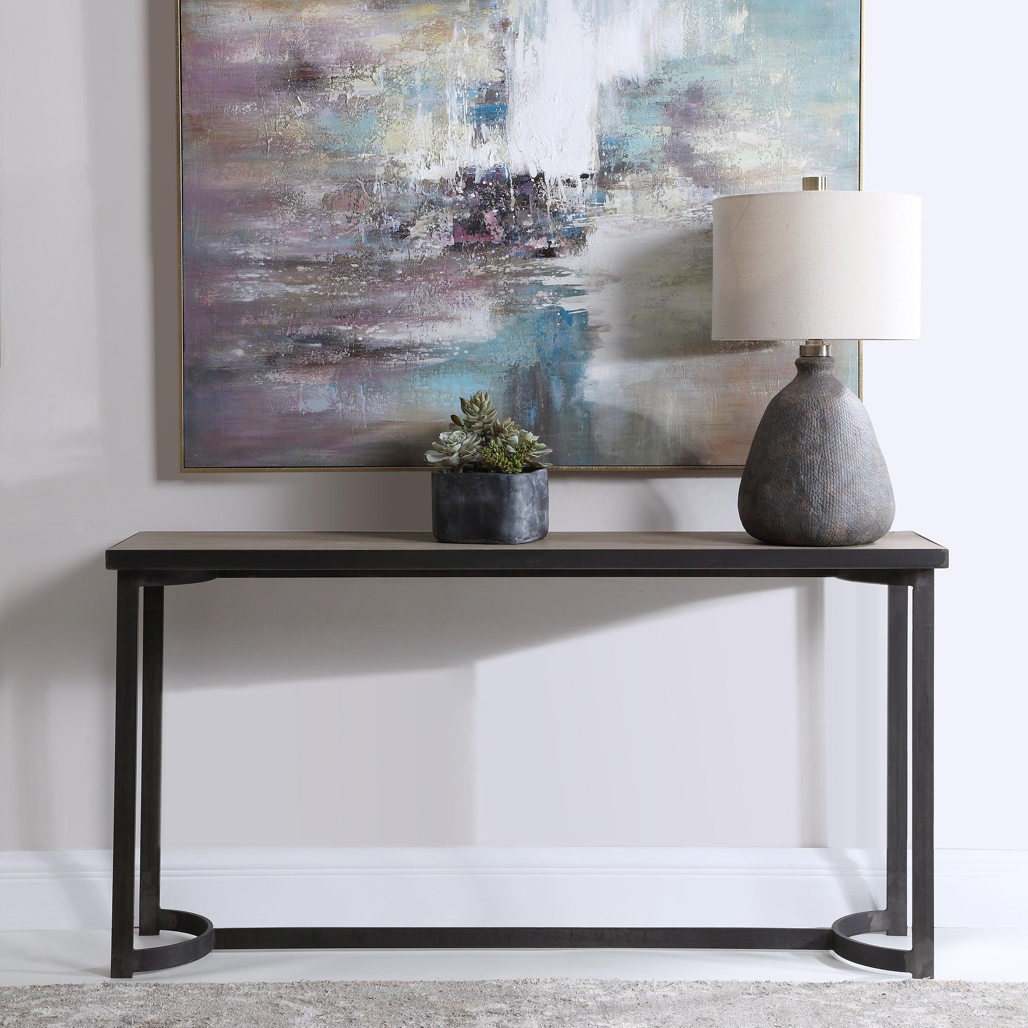 BASUTO STEEL CONSOLE TABLE - Remutear