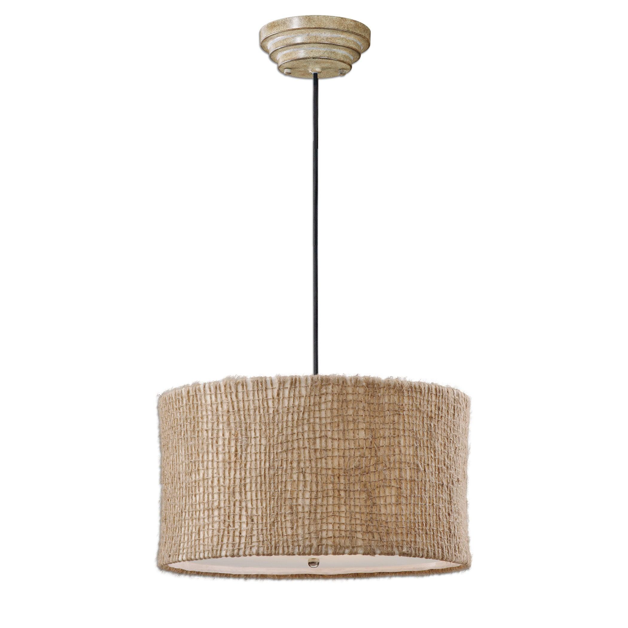 BURLESON 3 LIGHT DRUM PENDANT - Remutear