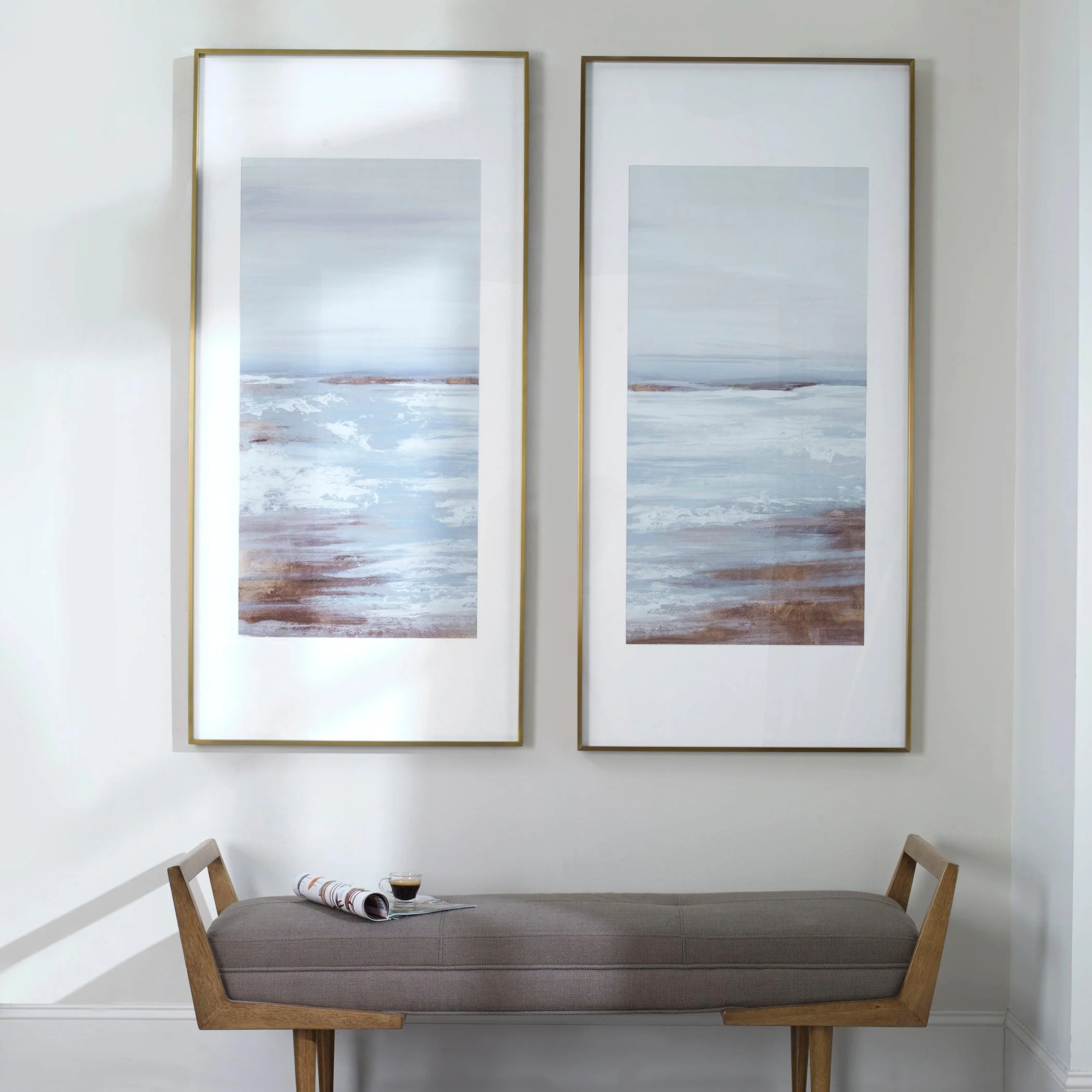 COASTLINE FRAMED PRINTS, SET OF 2 - Remutear