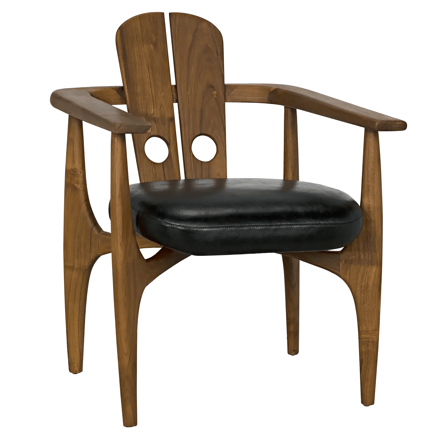 Kato Chair, Teak with Leather - Remutear