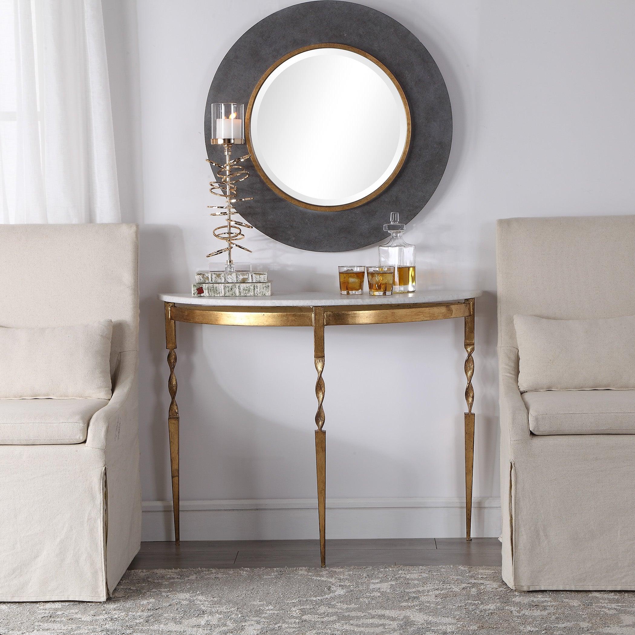 IMELDA DEMILUNE CONSOLE TABLE - Remutear