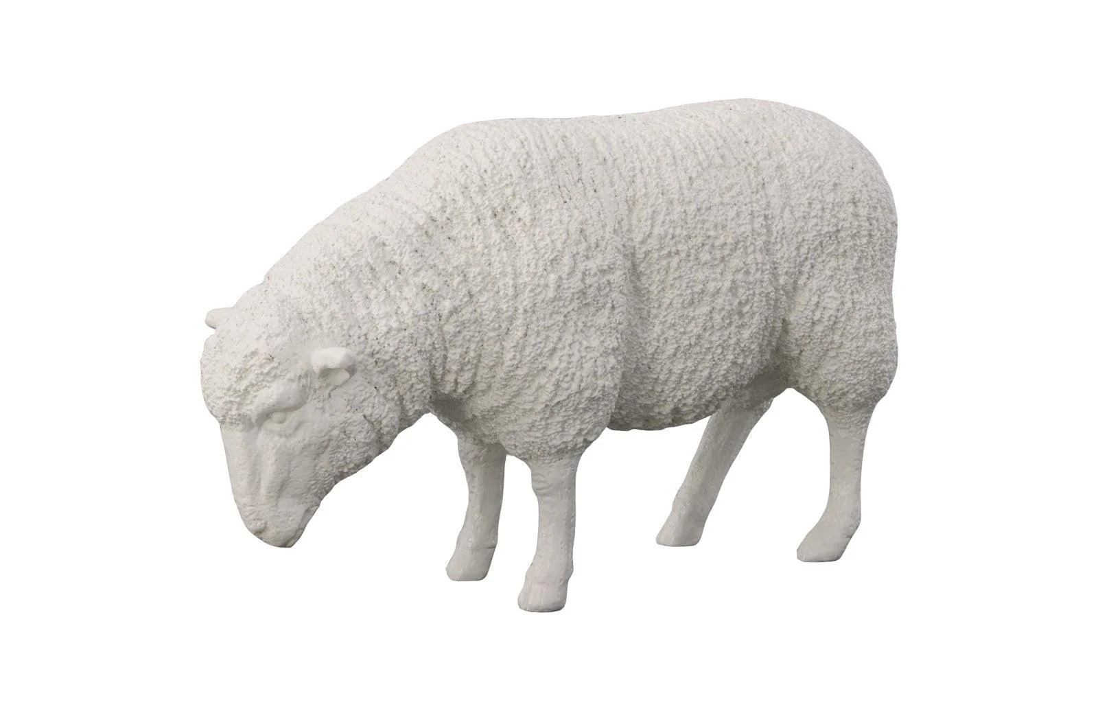 Sheep Sculpture, Gel Coat White - Remutear