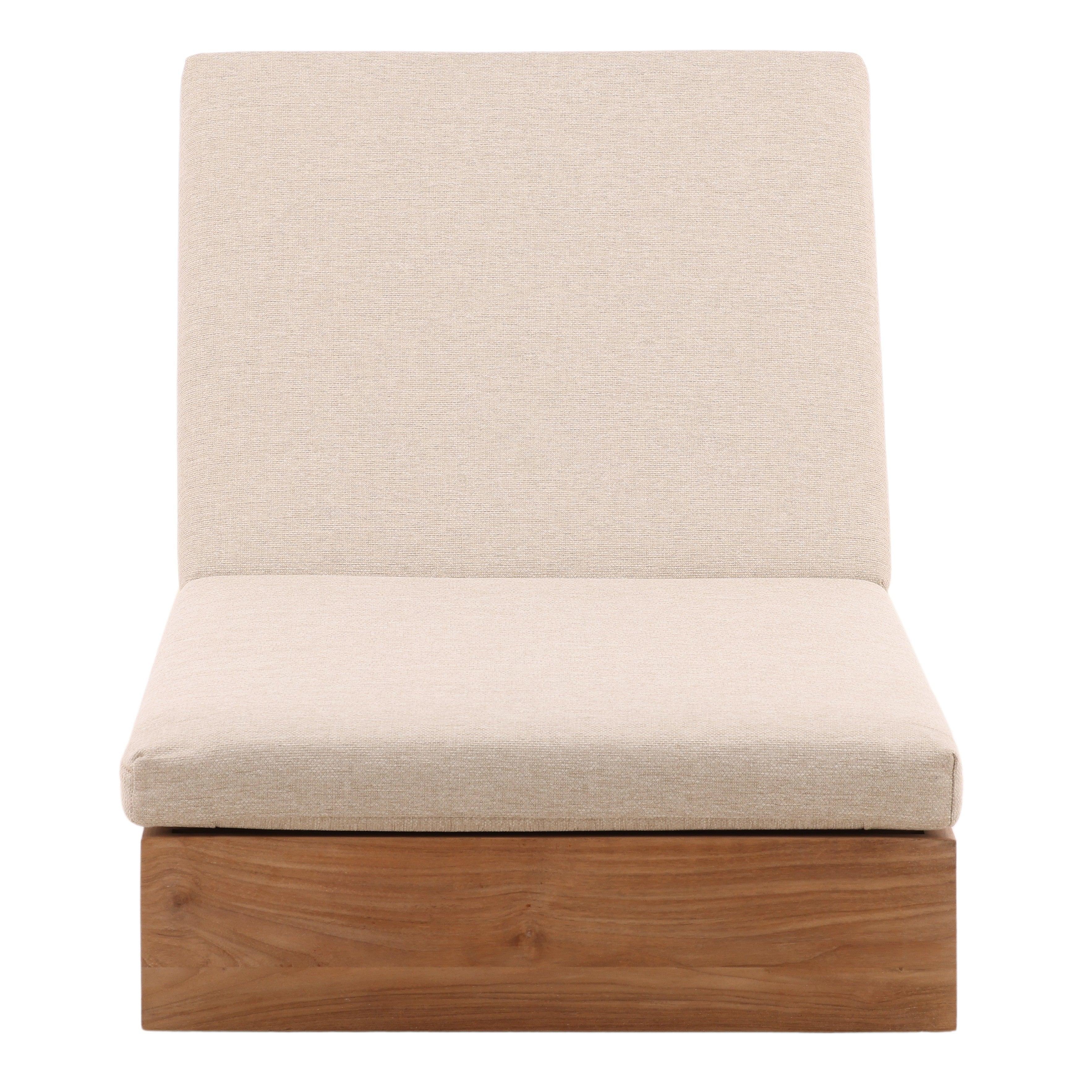 Darleen Outdoor Chaise Sand - Remutear