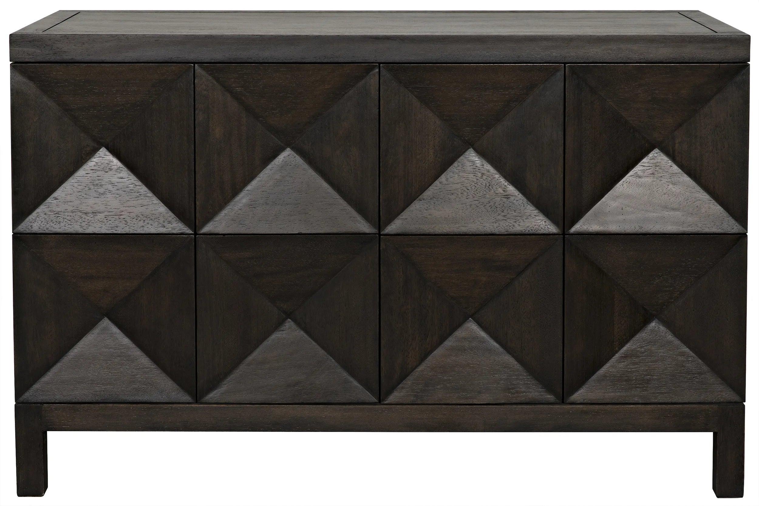 Quadrant 2 Door Sideboard, Ebony Walnut - Remutear