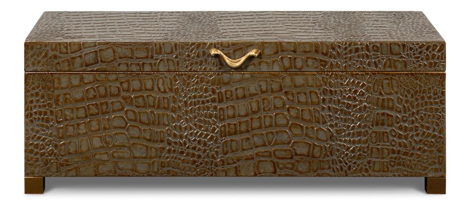 Lyle Leather Box - Antique Green - Remutear