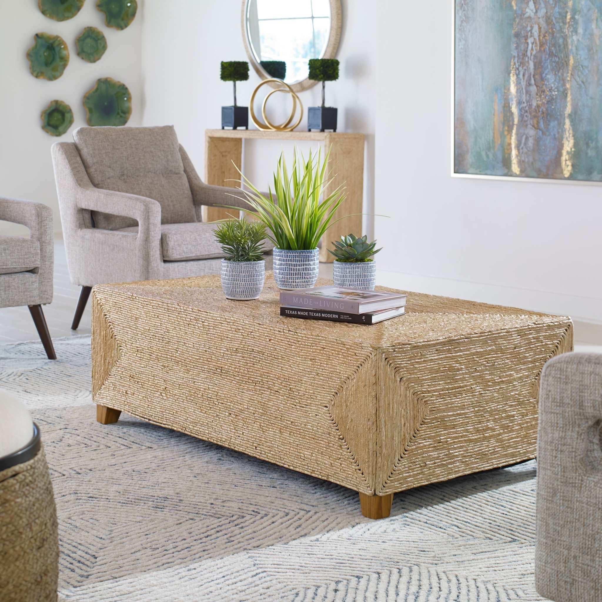 RORA WOVEN COFFEE TABLE - Remutear