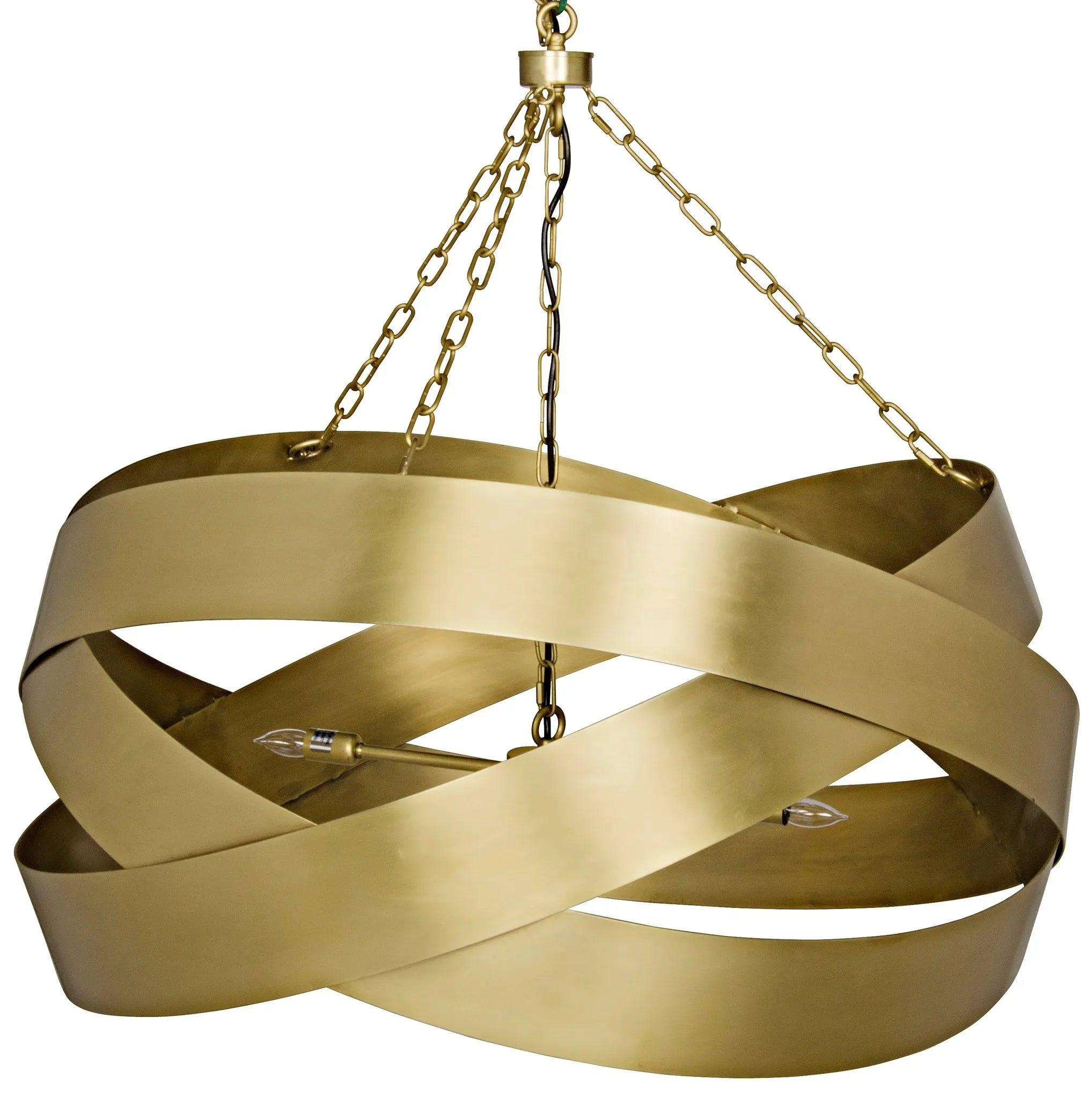 Orion Pendant, Metal with Brass Finish - Remutear