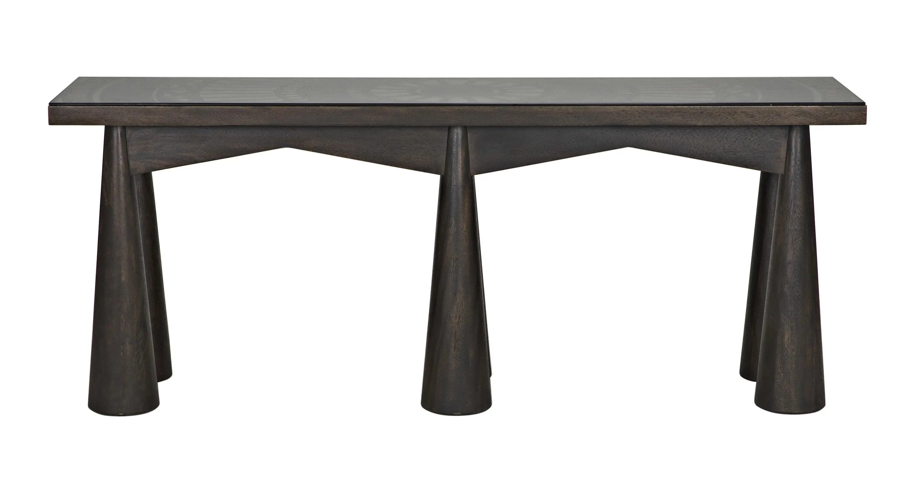 Tutankhamun Console, Ebony Walnut - Remutear