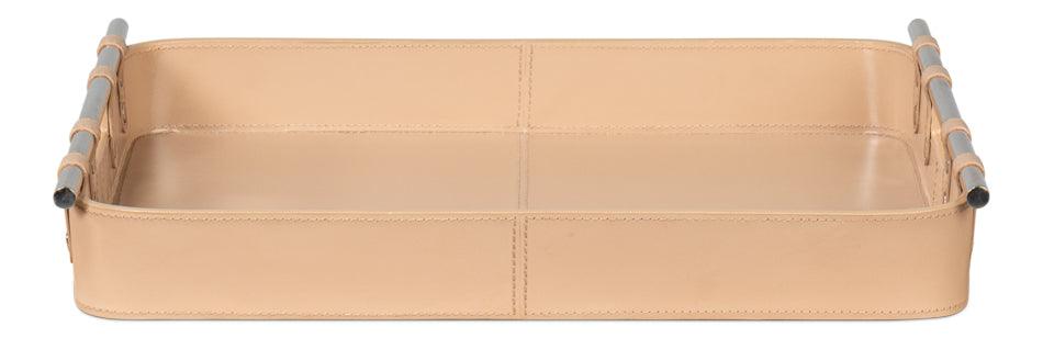Safari Leather Tray - Mushroom - Remutear
