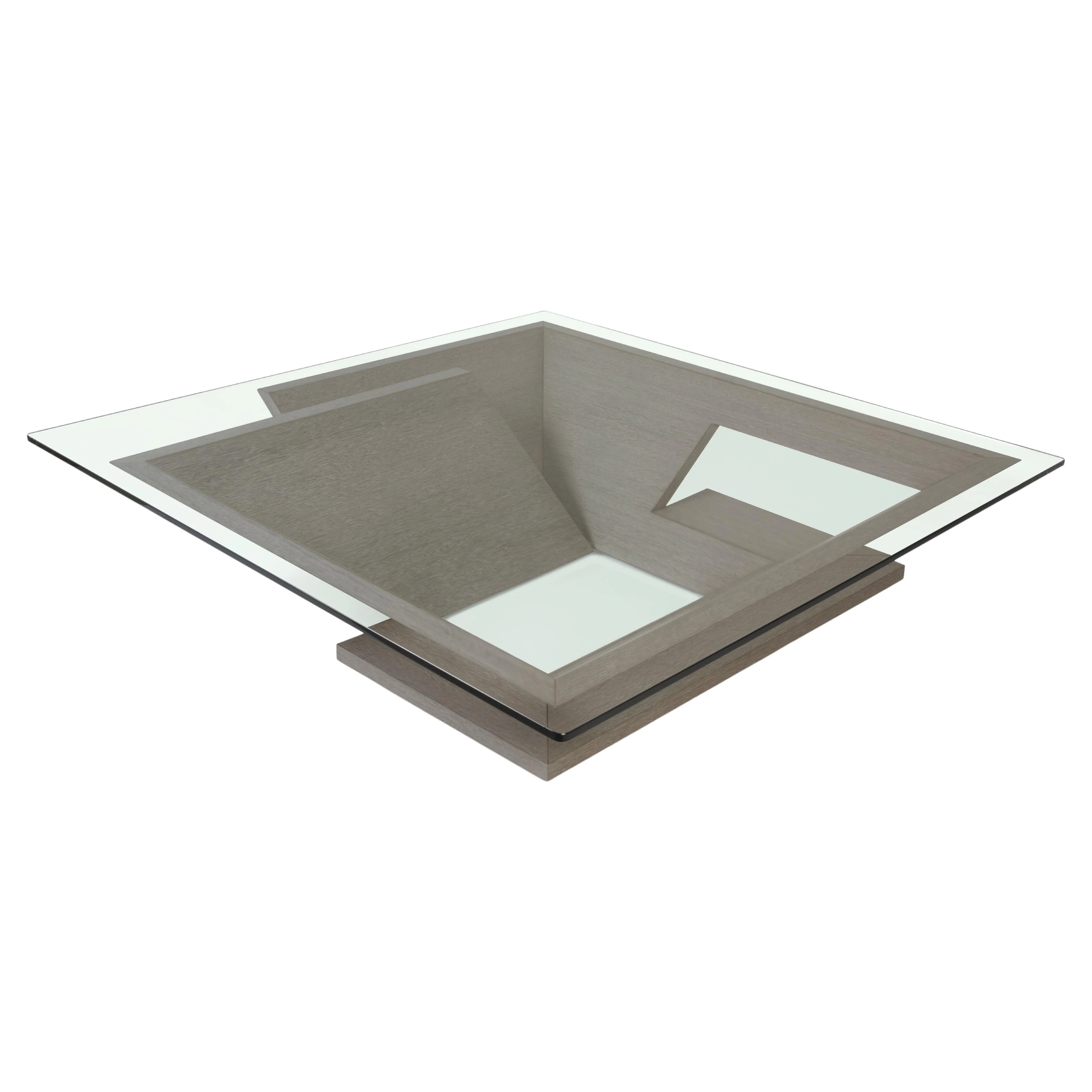 Nautilus Square Cocktail Table, Latti Grey - Remutear