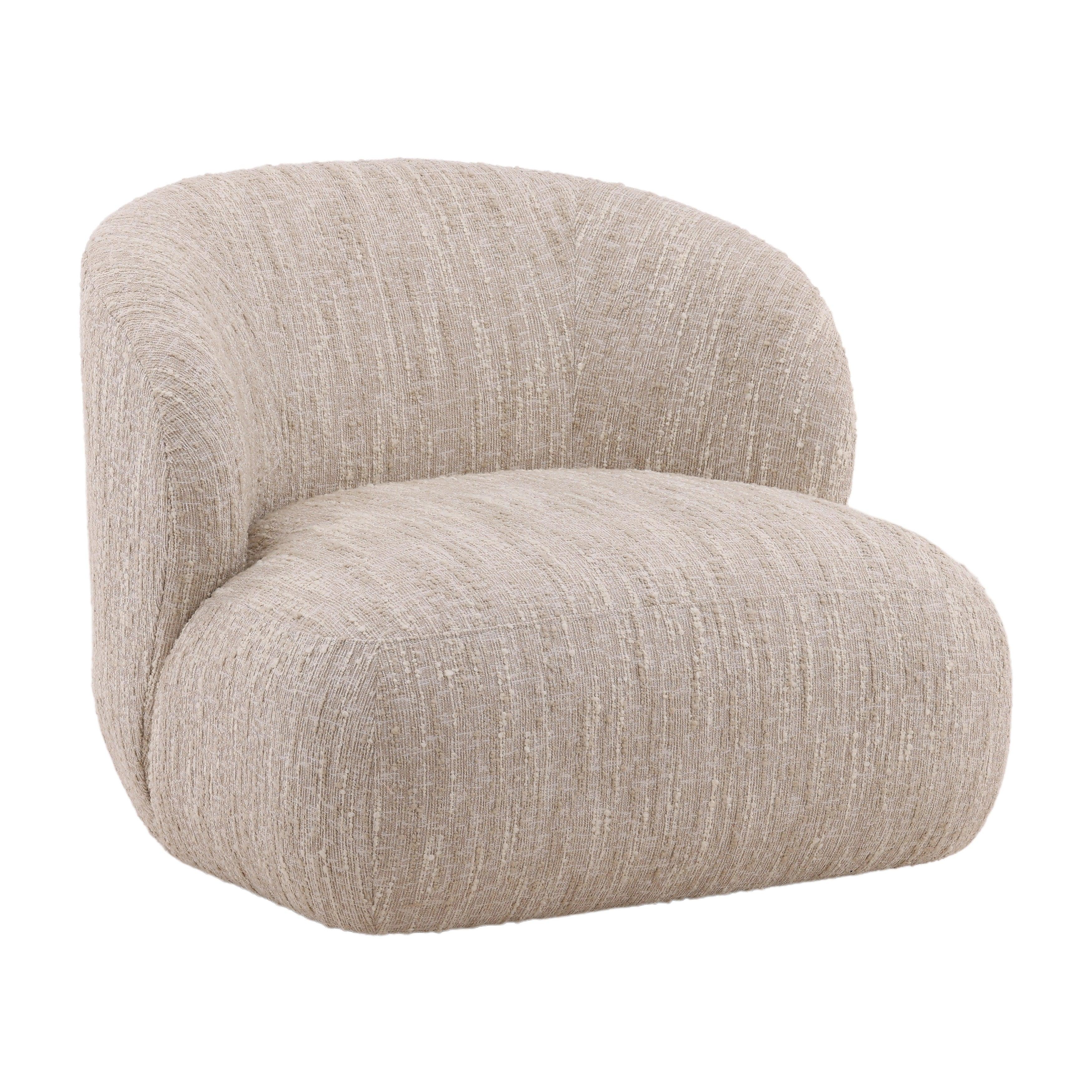 Romina Swivel Chair Beige - Remutear