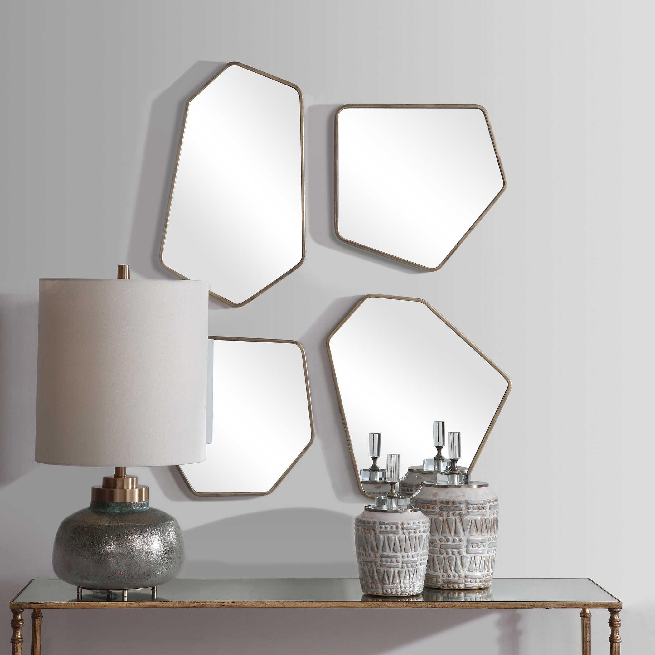 LINNEAH MODERN MIRRORS, SET OF 4 - Remutear