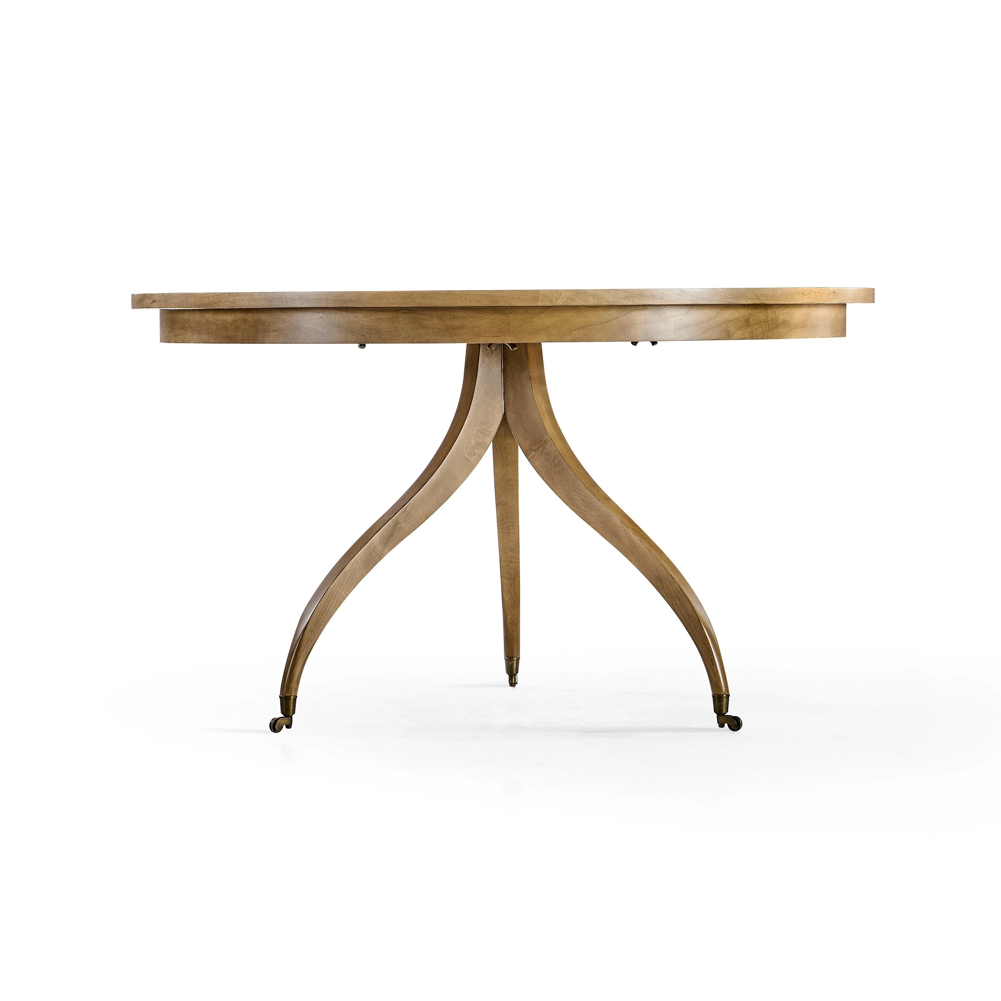 Timeless Solar Spider Leg Pedestal Dining Table in Sun Bleached Cherry - Remutear