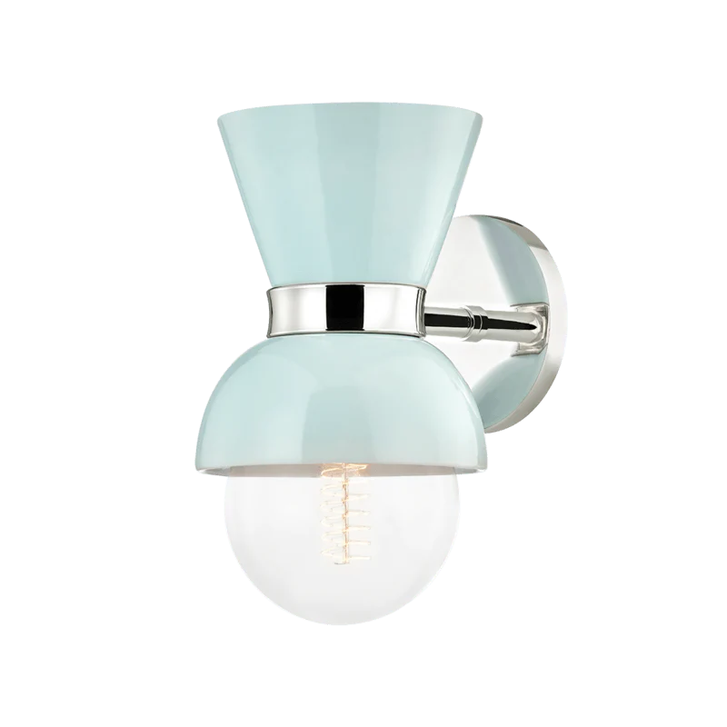 GILLIAN 1 LIGHT WALL SCONCE - Remutear