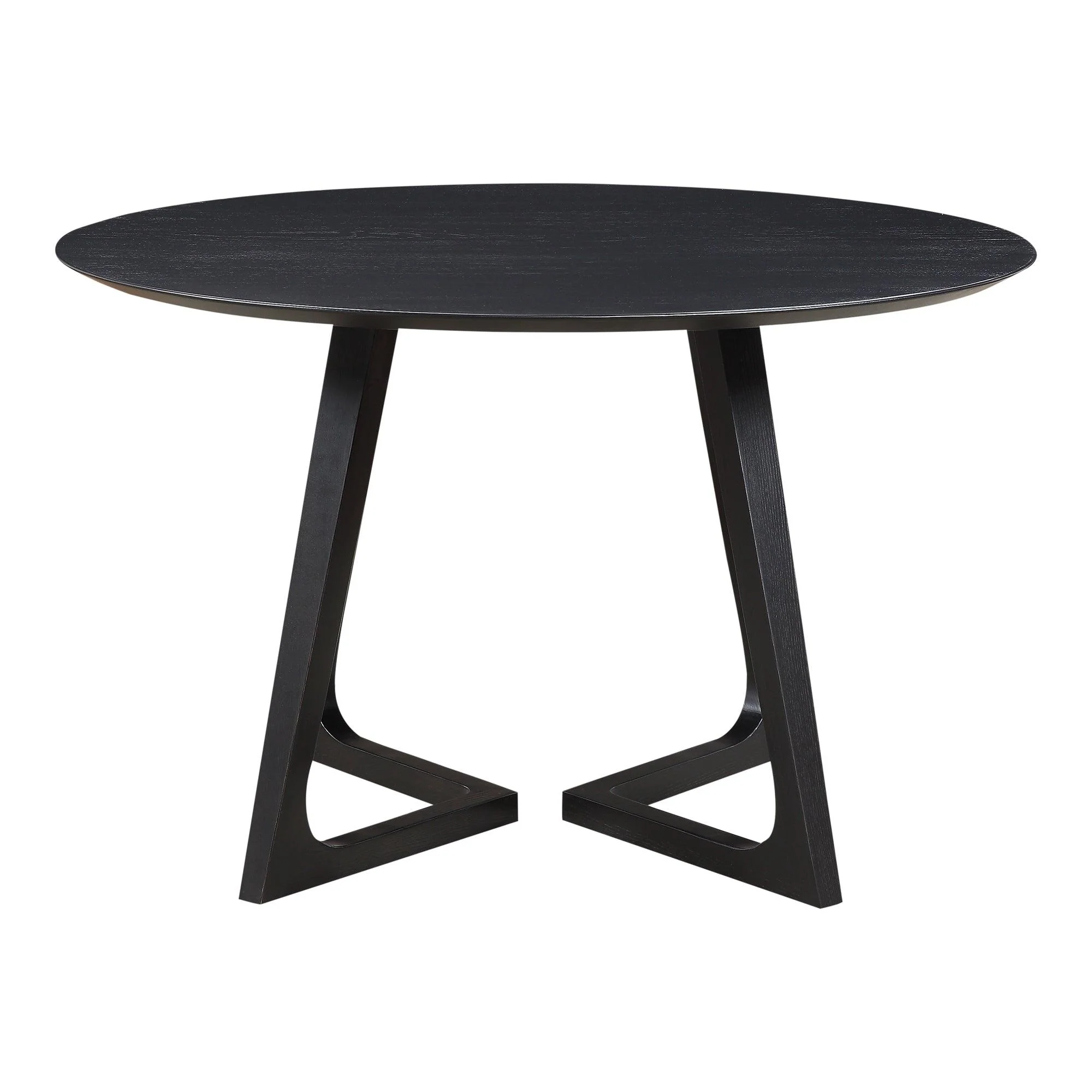 Godenza Dining Table Round Black Ash - Remutear