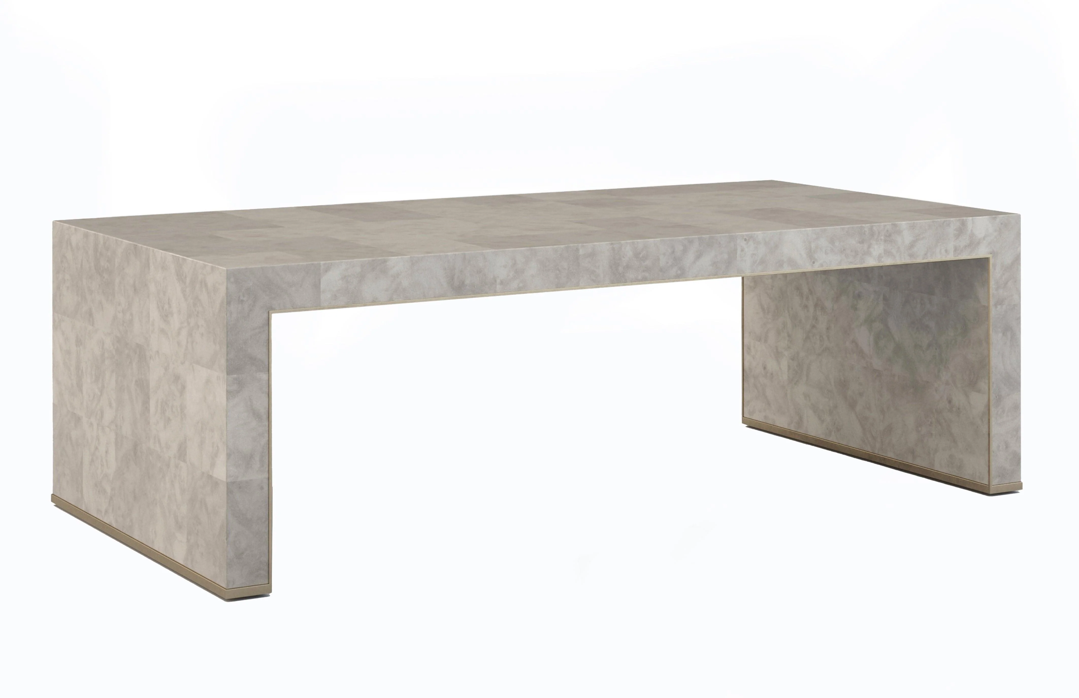 Water Surge Madrona Burl Cocktail Table - Remutear