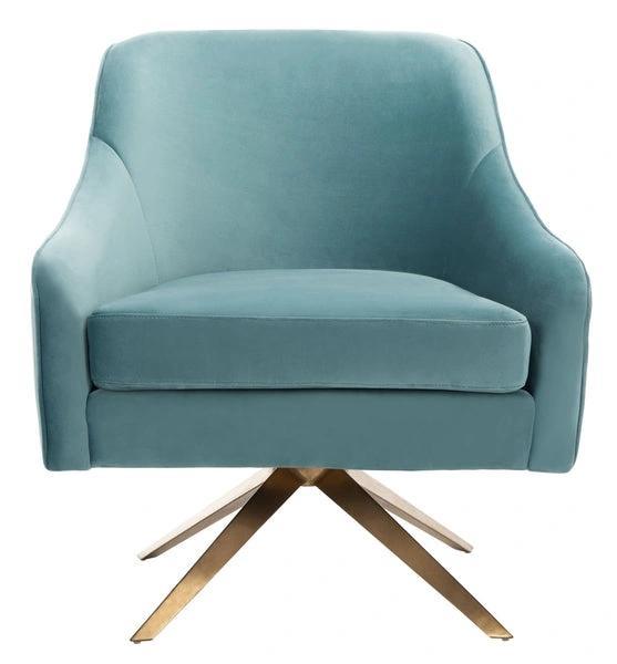 LEYLA SWIVEL VELVET CHAIR - Remutear