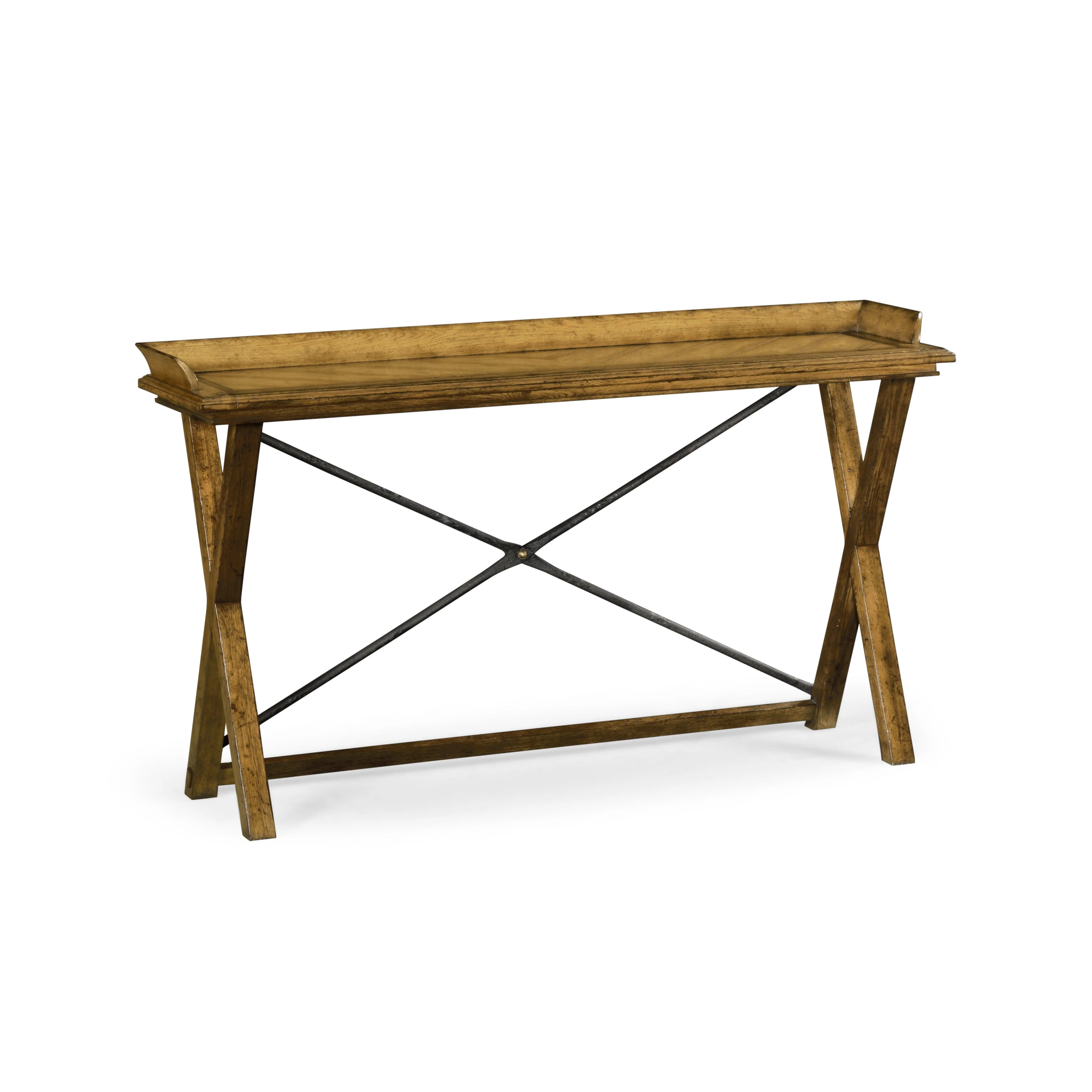 Sussex Light Brown Chestnut Console Table - Remutear