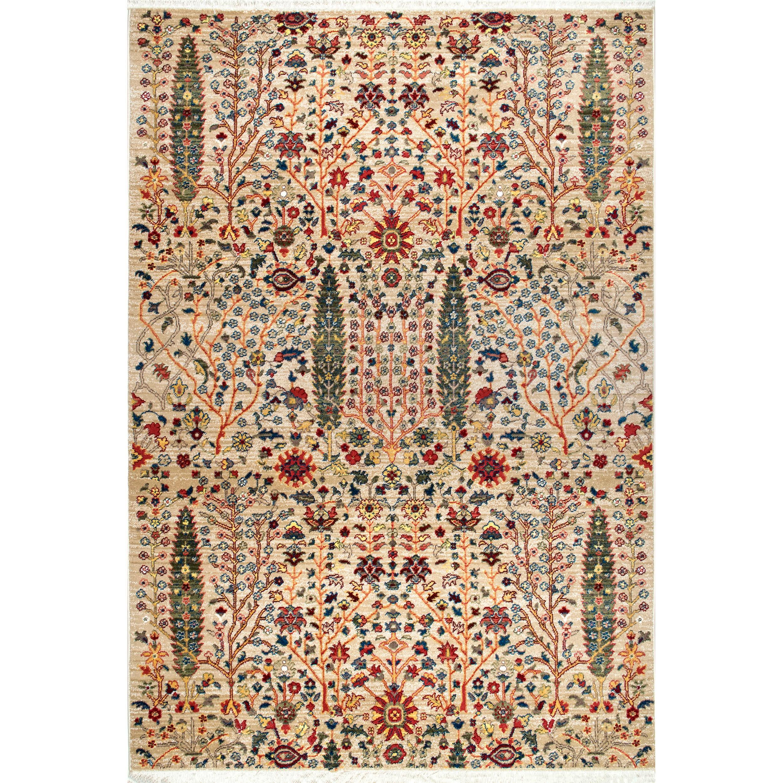 Dasilva Tribal Fringe Area Rug - Remutear