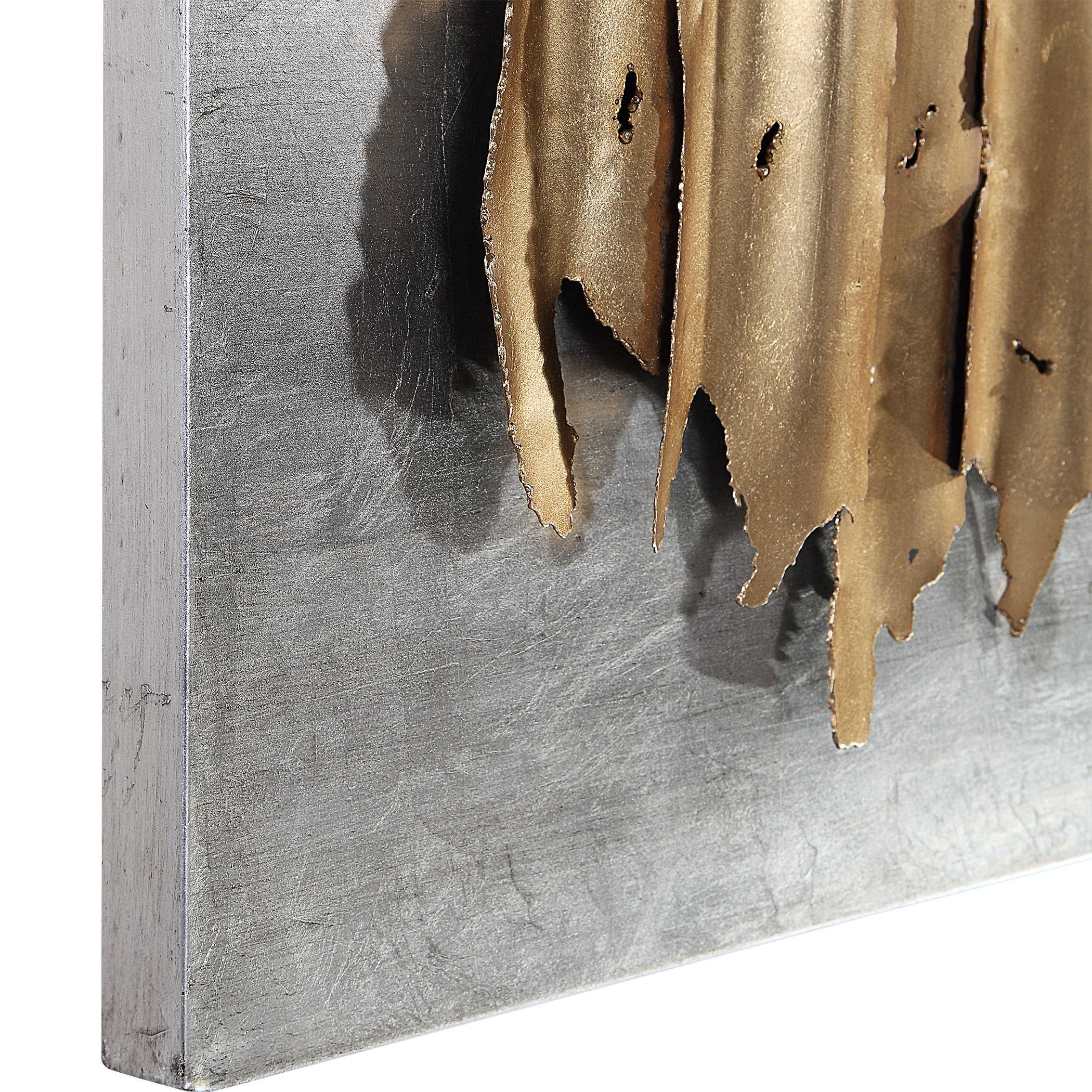 LEV GOLD METAL WALL DECOR - Remutear