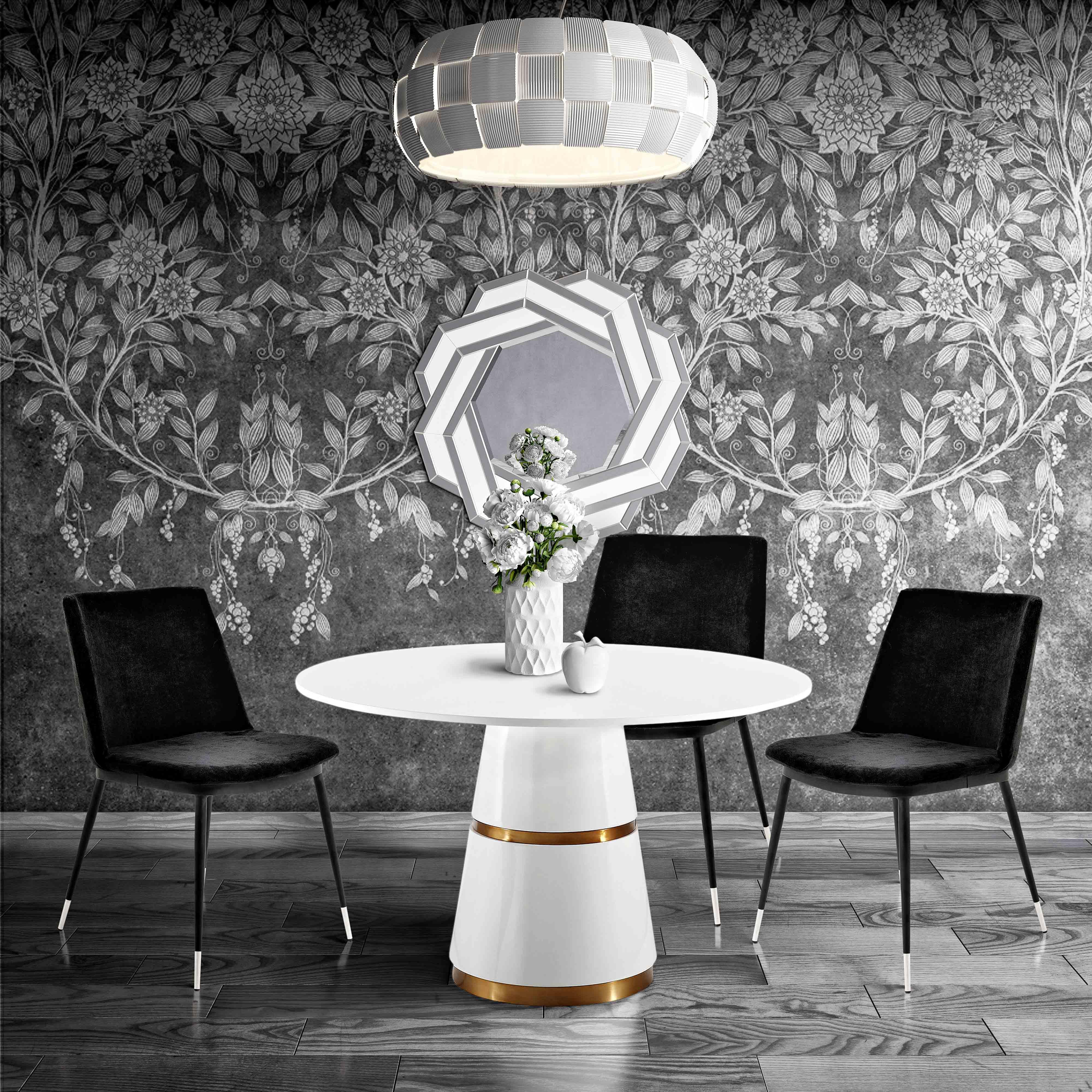 Evora Black Velvet Chair - Silver Legs (Set of 2) - Remutear