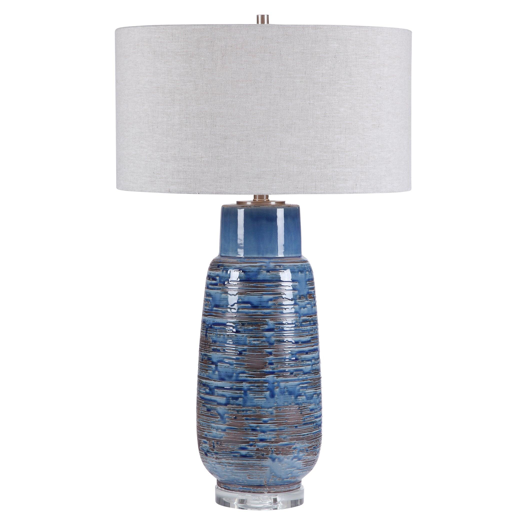 MAGELLAN BLUE TABLE LAMP - Remutear