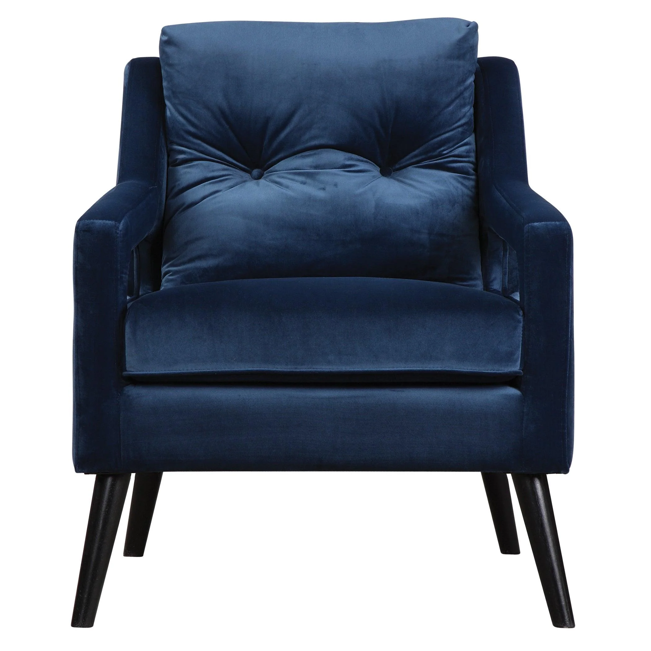 O'Brien Blue Velvet Armchair - Remutear