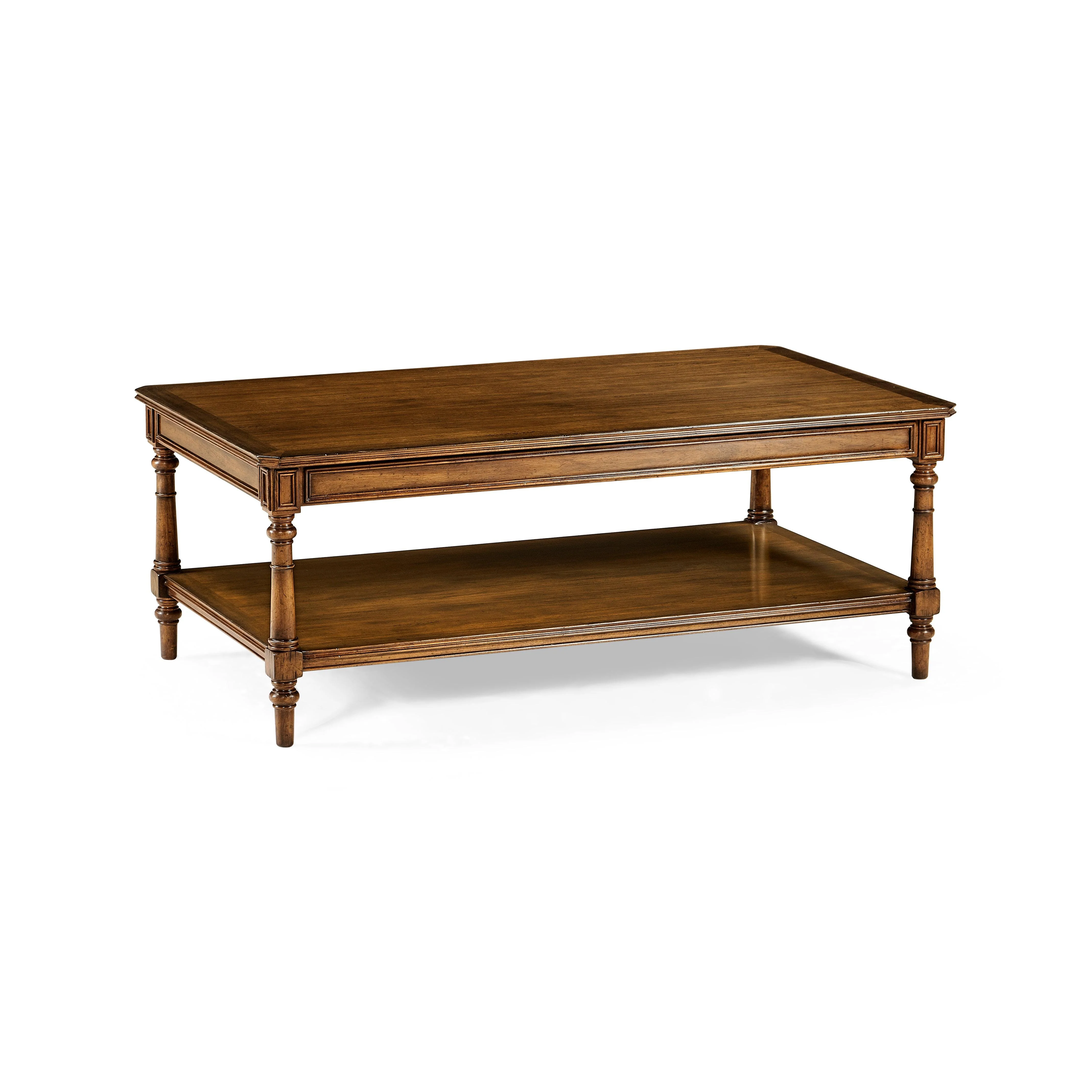 Casual Accents Victorian Style Walnut Cocktail Table - Remutear