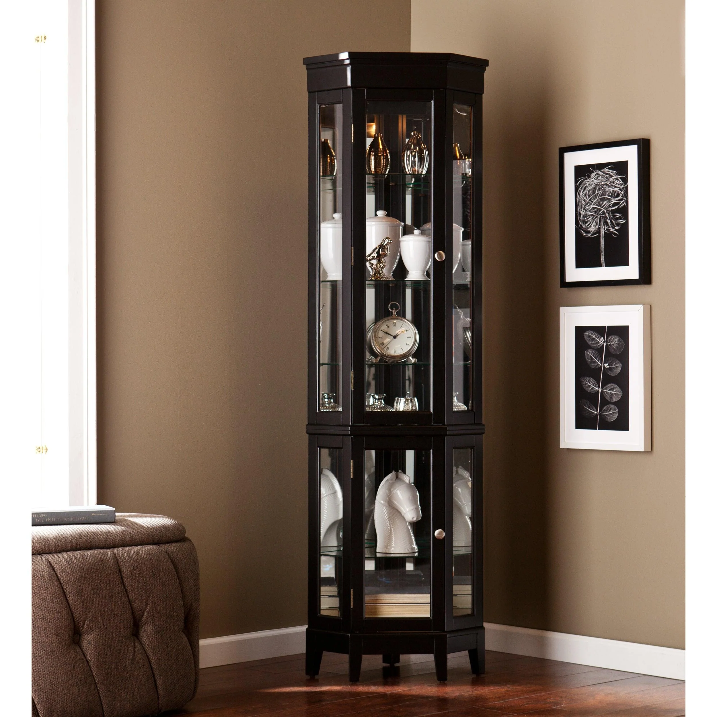 Essex Corner Curio Cabinet - Remutear