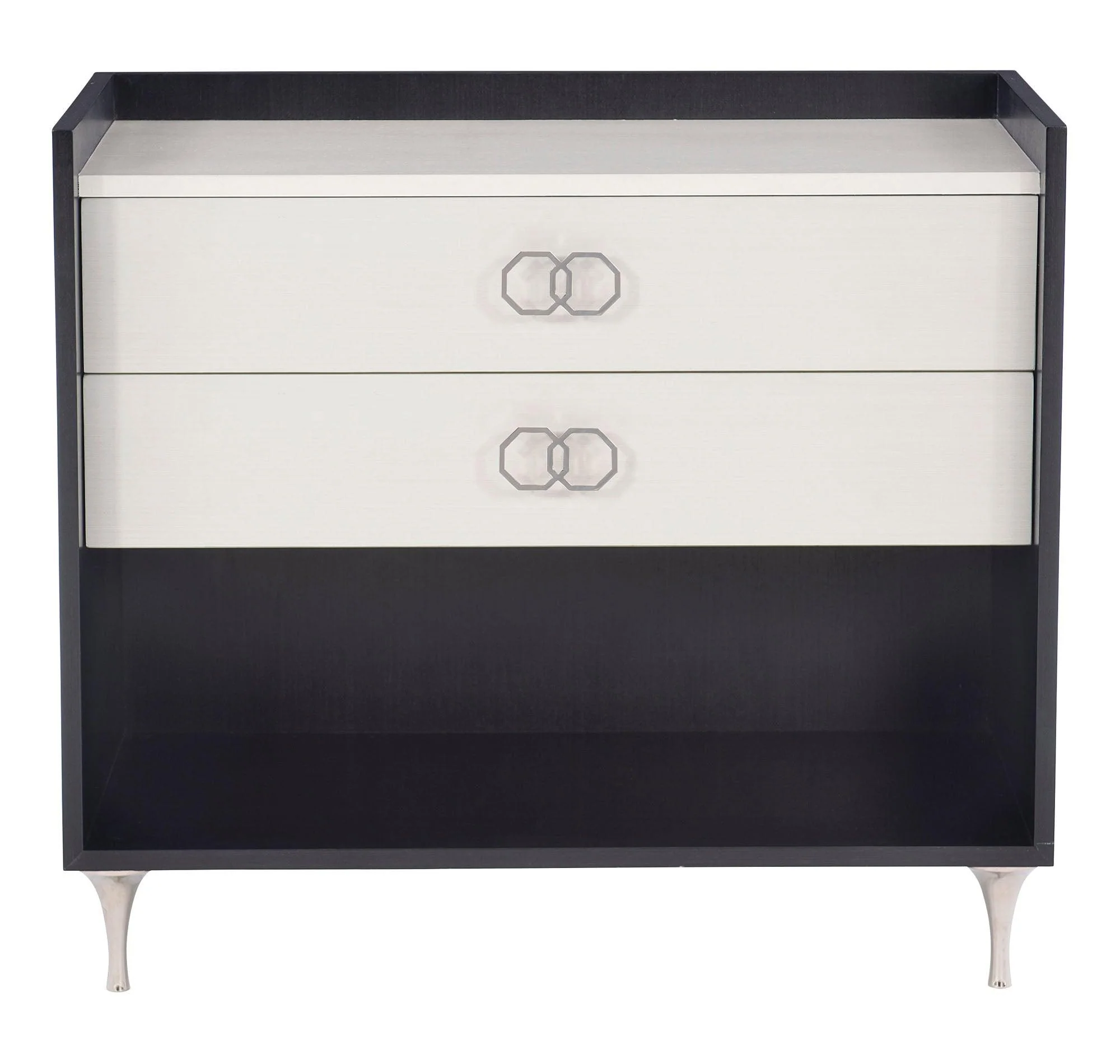 SILHOUETTE NIGHTSTAND RECTANGLE DARK BROWN - Remutear