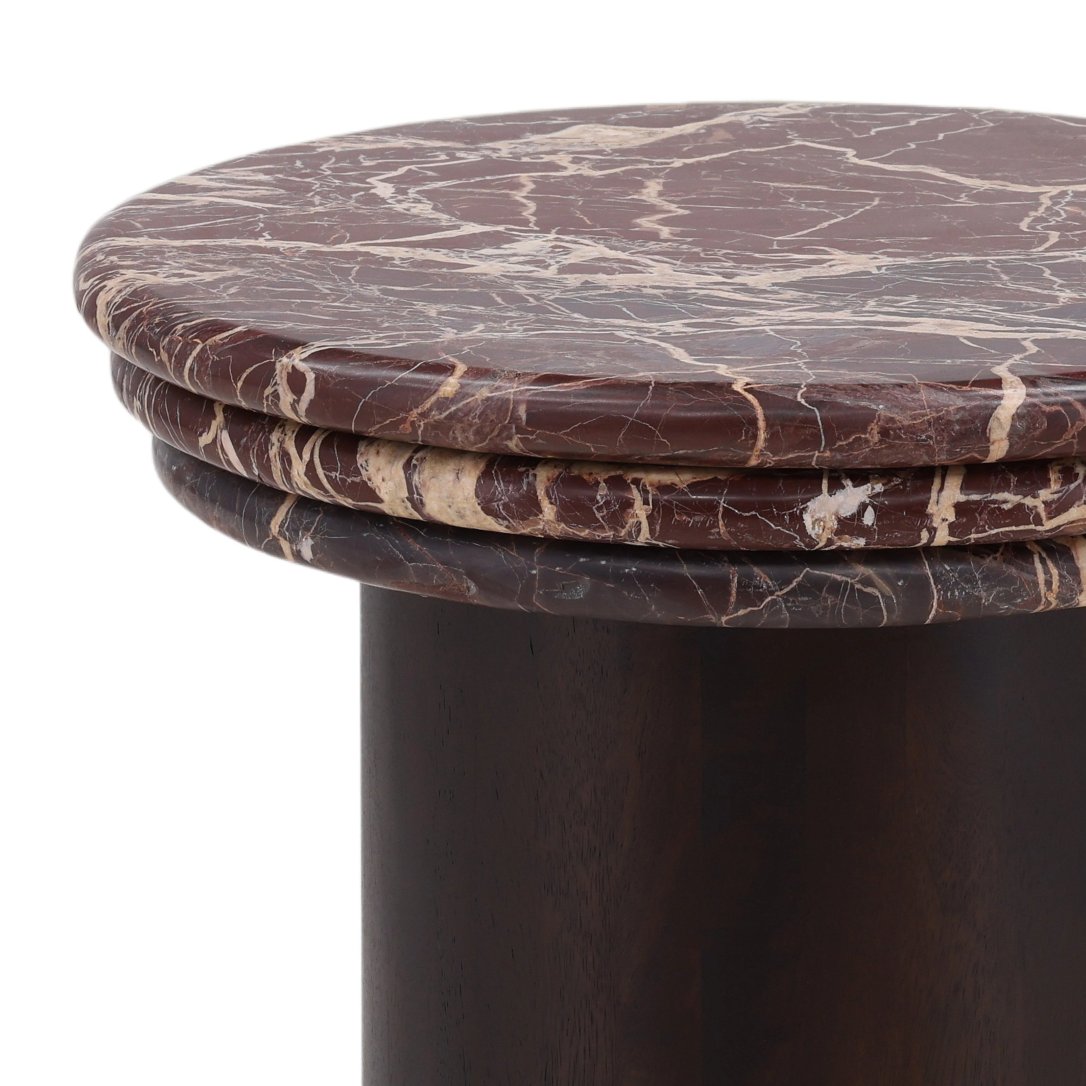 Ayden End Table Dark Brown - Remutear