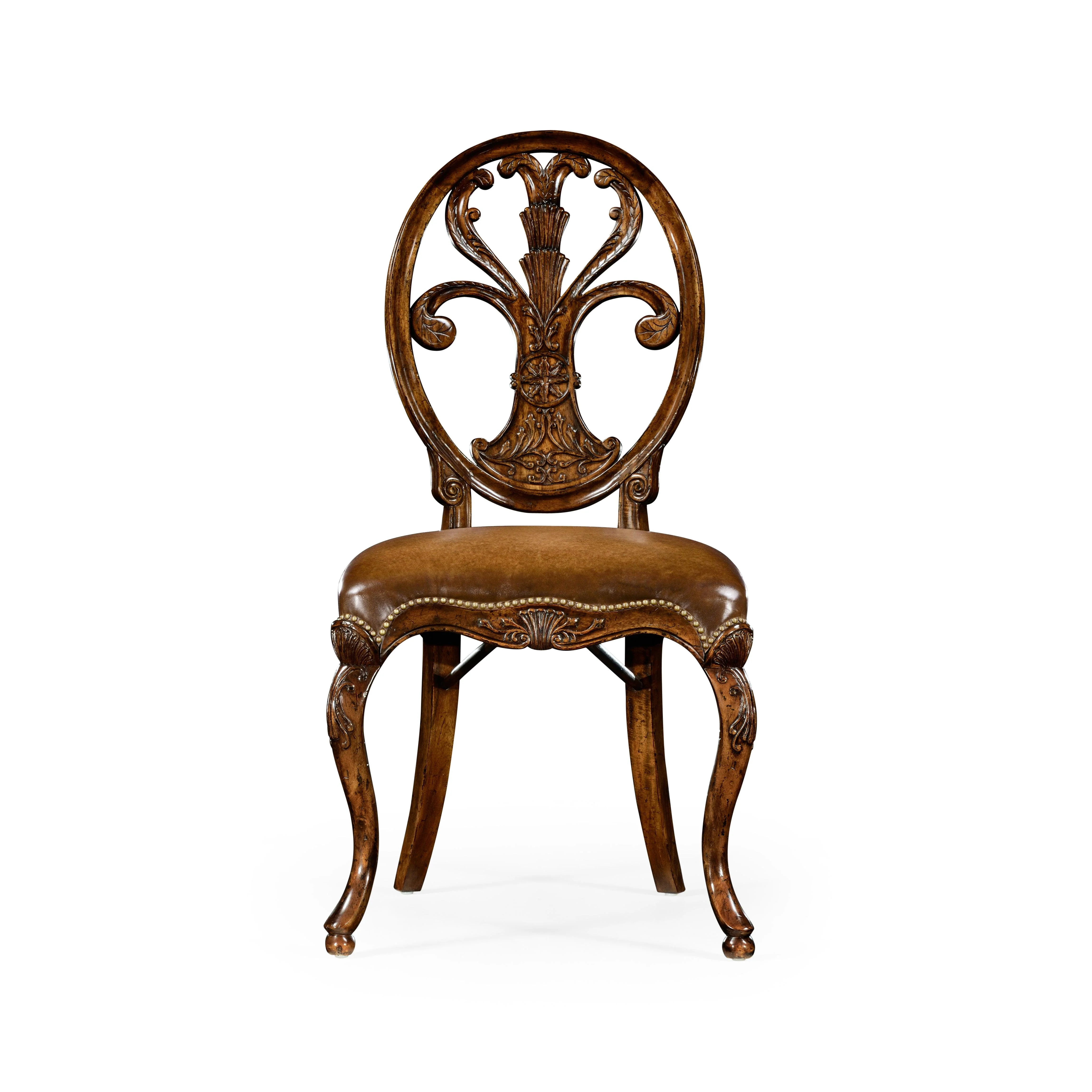Buckingham Sheraton style Oval Back Side Chair - Set of 2 - Remutear