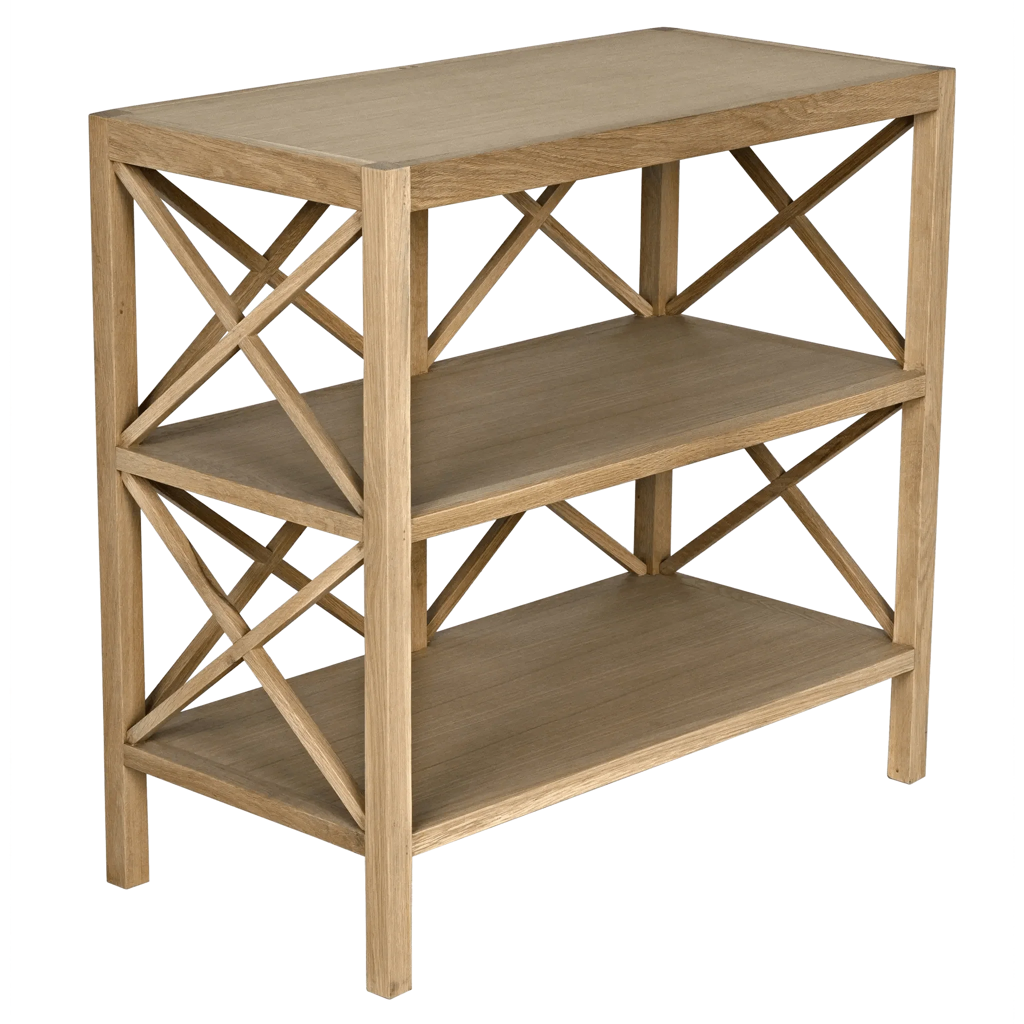 Nikolai Side Table, White Oak - Remutear