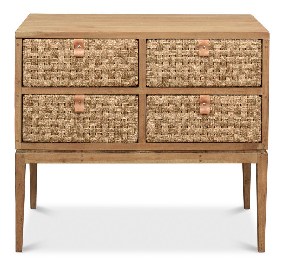 Gewe Woven Fron Chest Of Drawer - Remutear