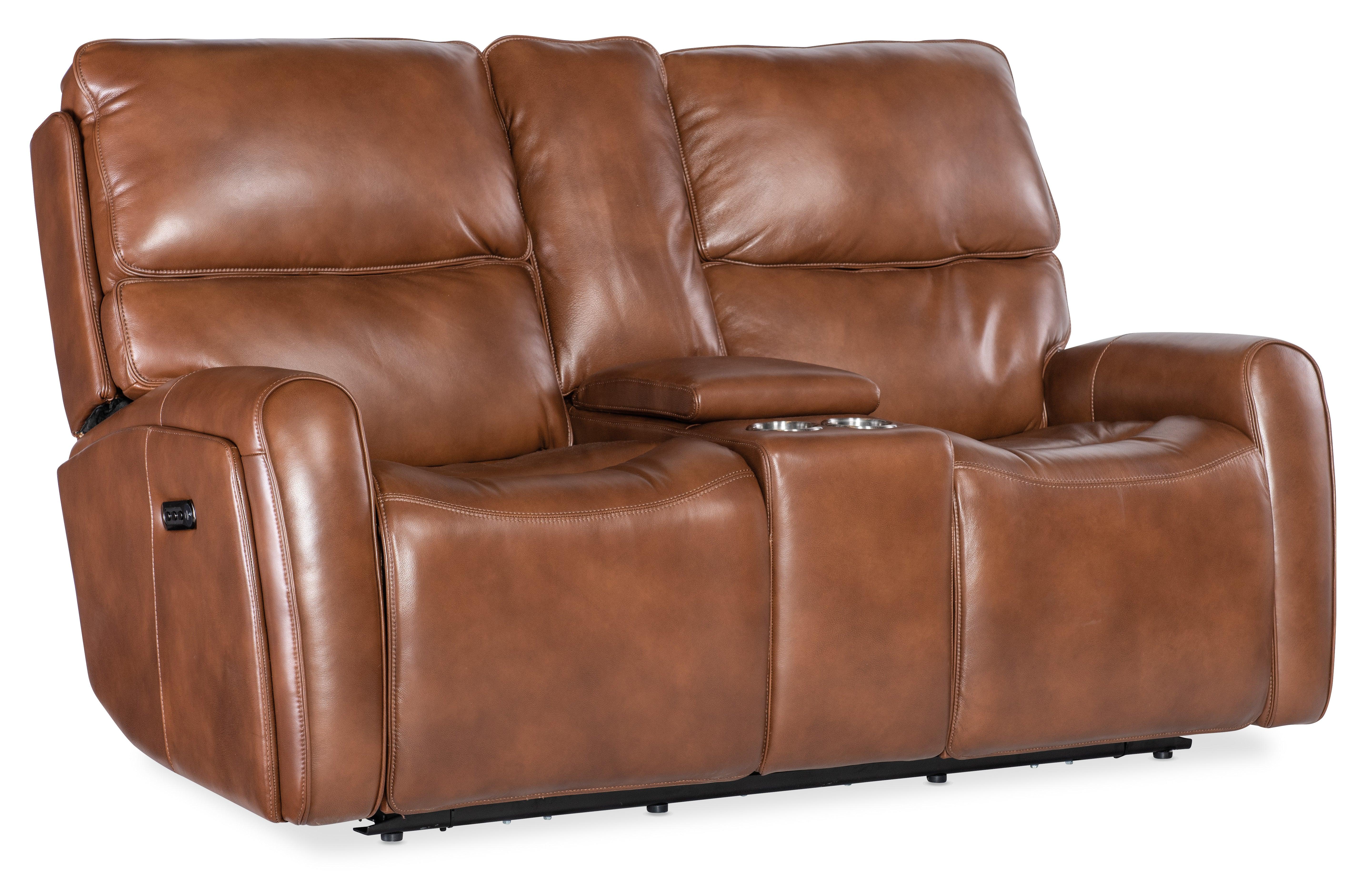Crosby Zero Gravity Power Console Loveseat with Power Headrest and Lumbar - Remutear