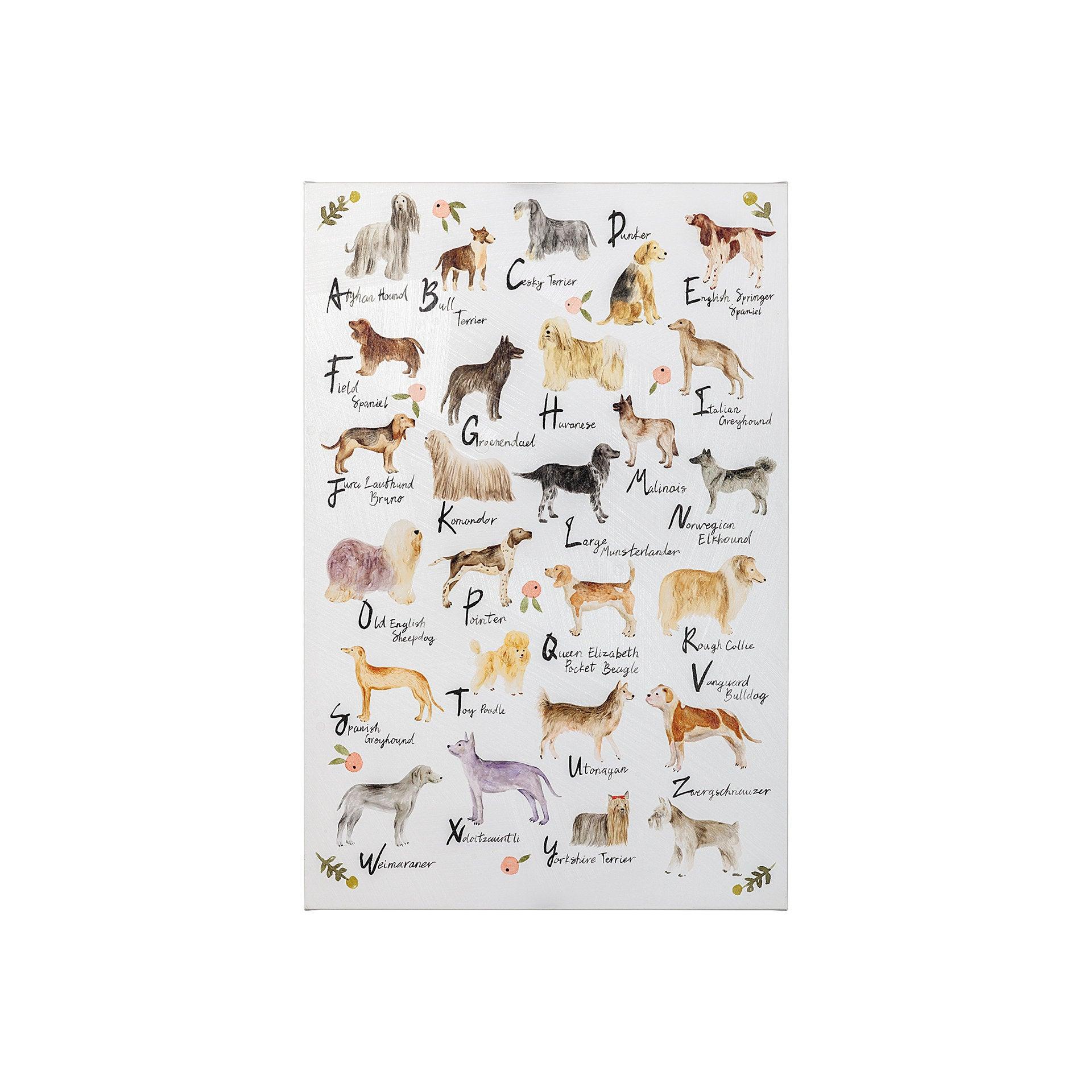 Dog Alphabet (24 x 36) - Remutear